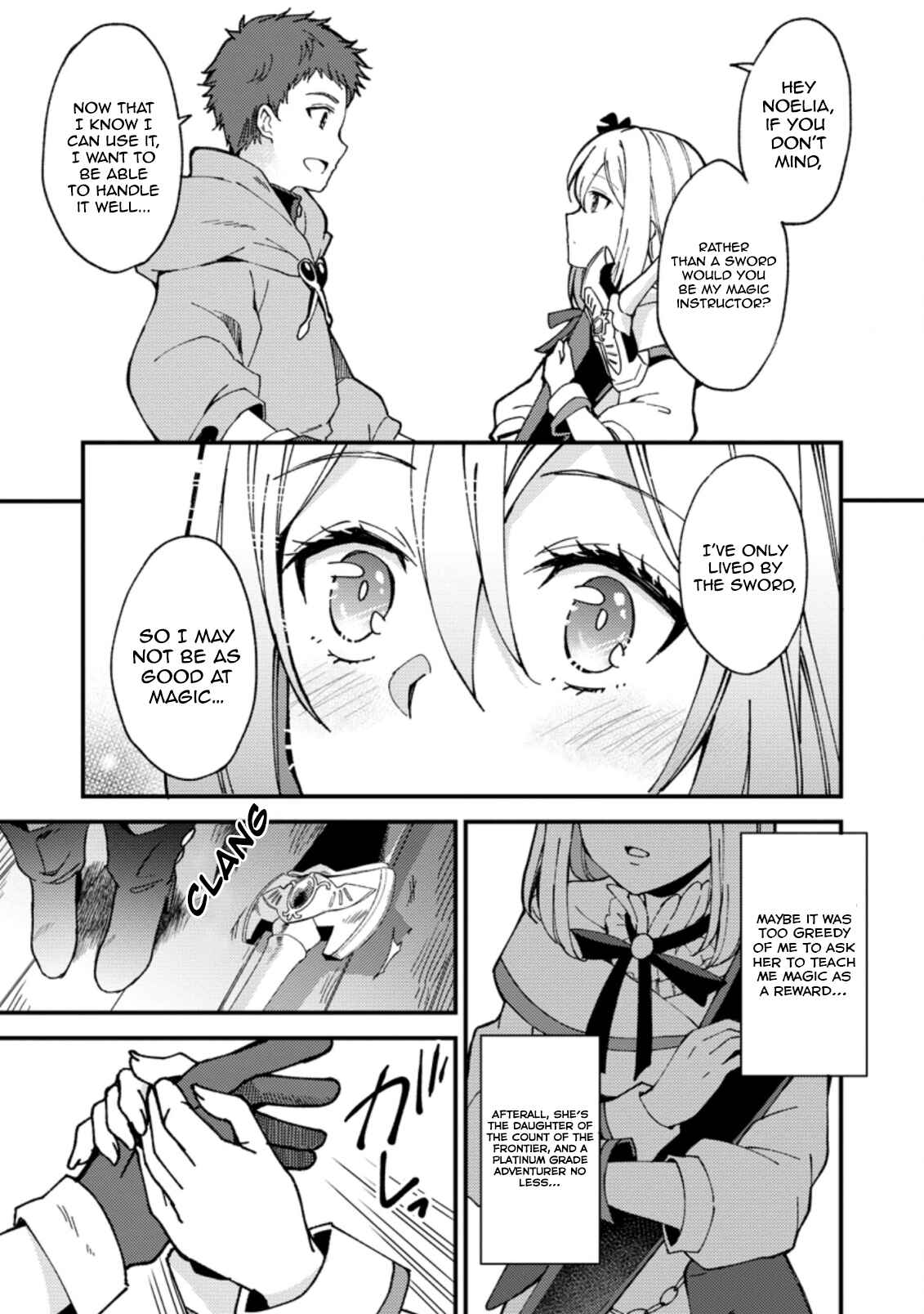 Page 10 Chapter 4 Kensei no Osananajimi ga Power Harass de Ore ni Tsuraku Ataru no de, Zetsuen Shite Henkyou de ma Kenshi to Shite Denaosu Koto ni Shita