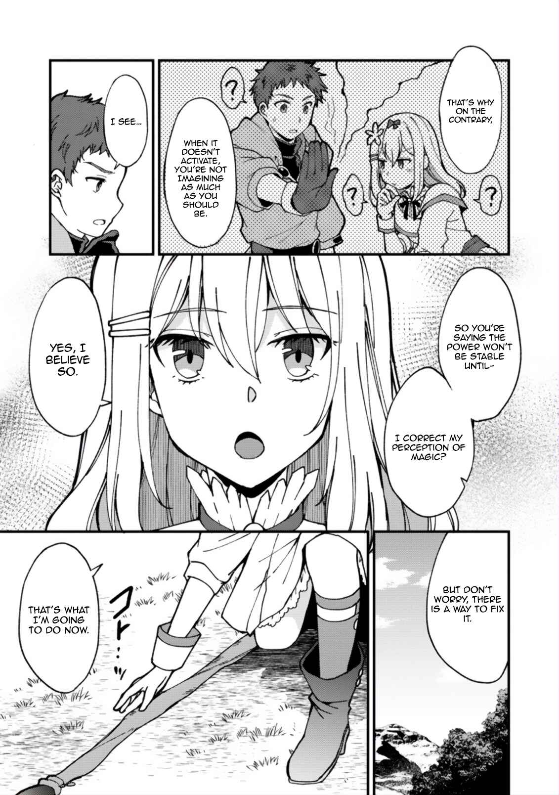 Page 14 Chapter 4 Kensei no Osananajimi ga Power Harass de Ore ni Tsuraku Ataru no de, Zetsuen Shite Henkyou de ma Kenshi to Shite Denaosu Koto ni Shita
