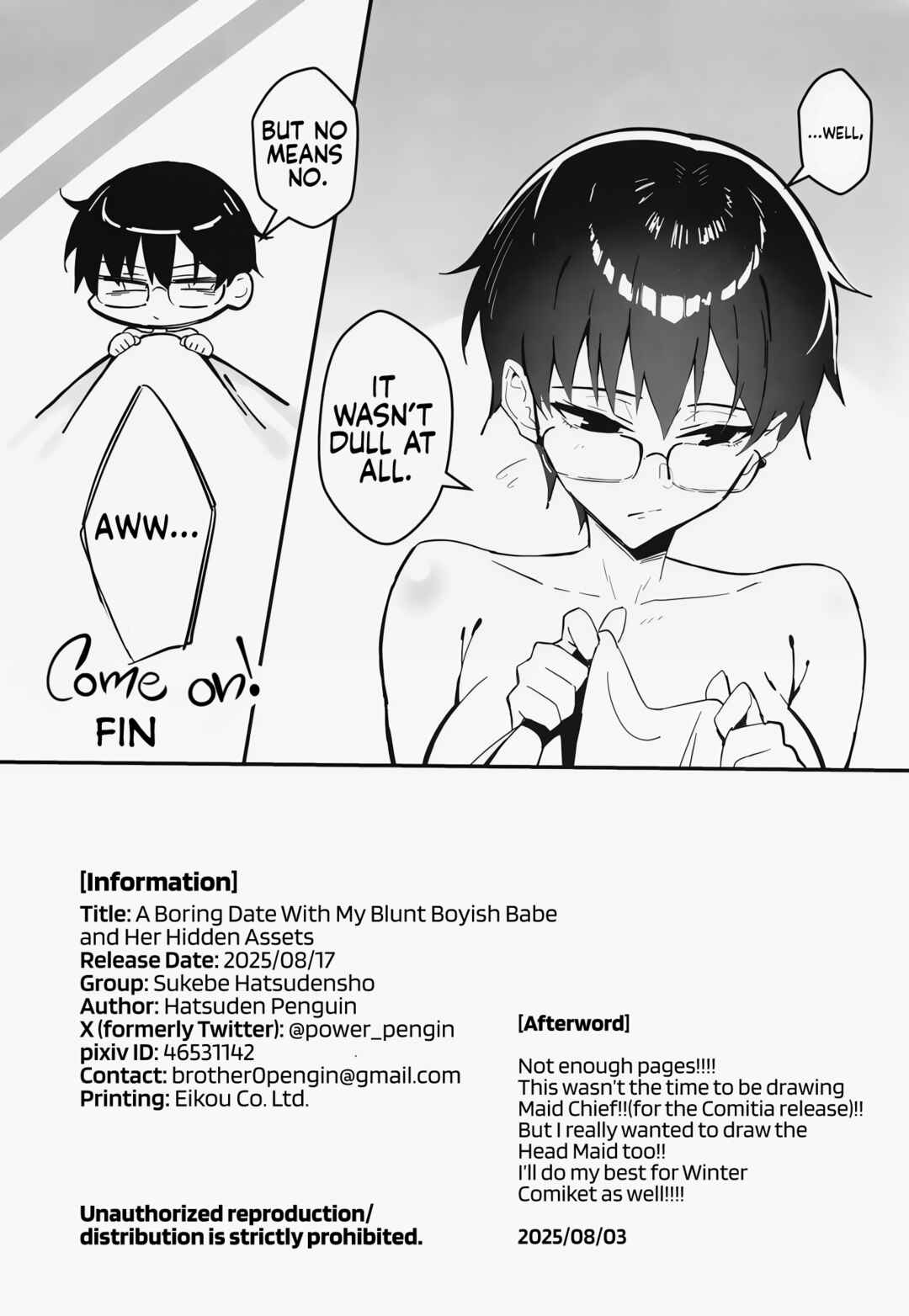 Page 31 Chapter Unknown_8d2e Buaisou na Kakure Kyonyuu Boyish Kanojo to Taikutsu na Date