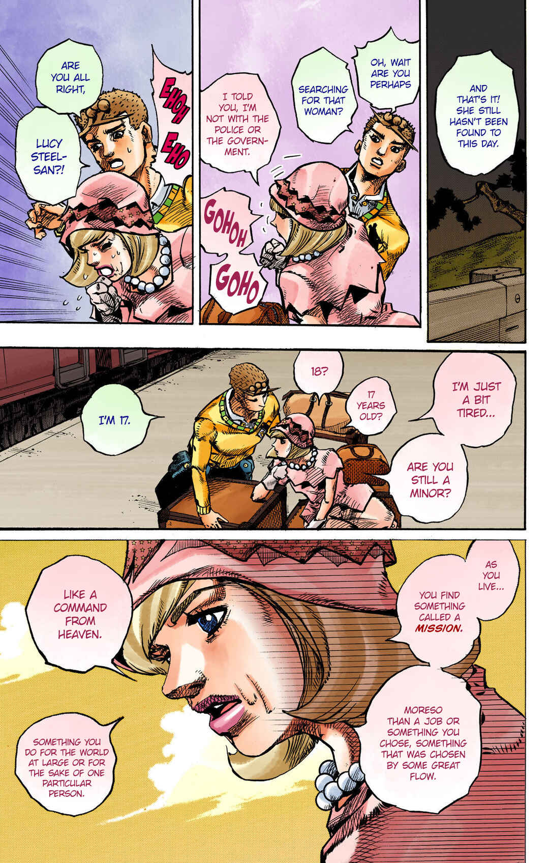 Page 15 Chapter 109 JoJos Bizarre Adventure, Part 8: JoJolion (Official Colored)