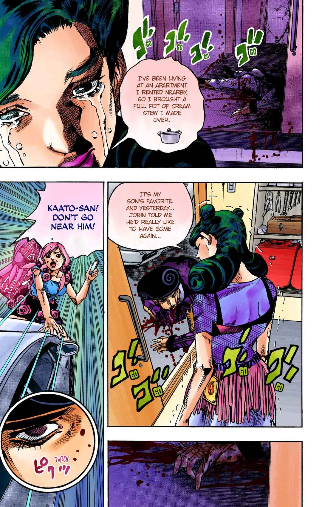 Page 12 Chapter 107 JoJos Bizarre Adventure, Part 8: JoJolion (Official Colored)