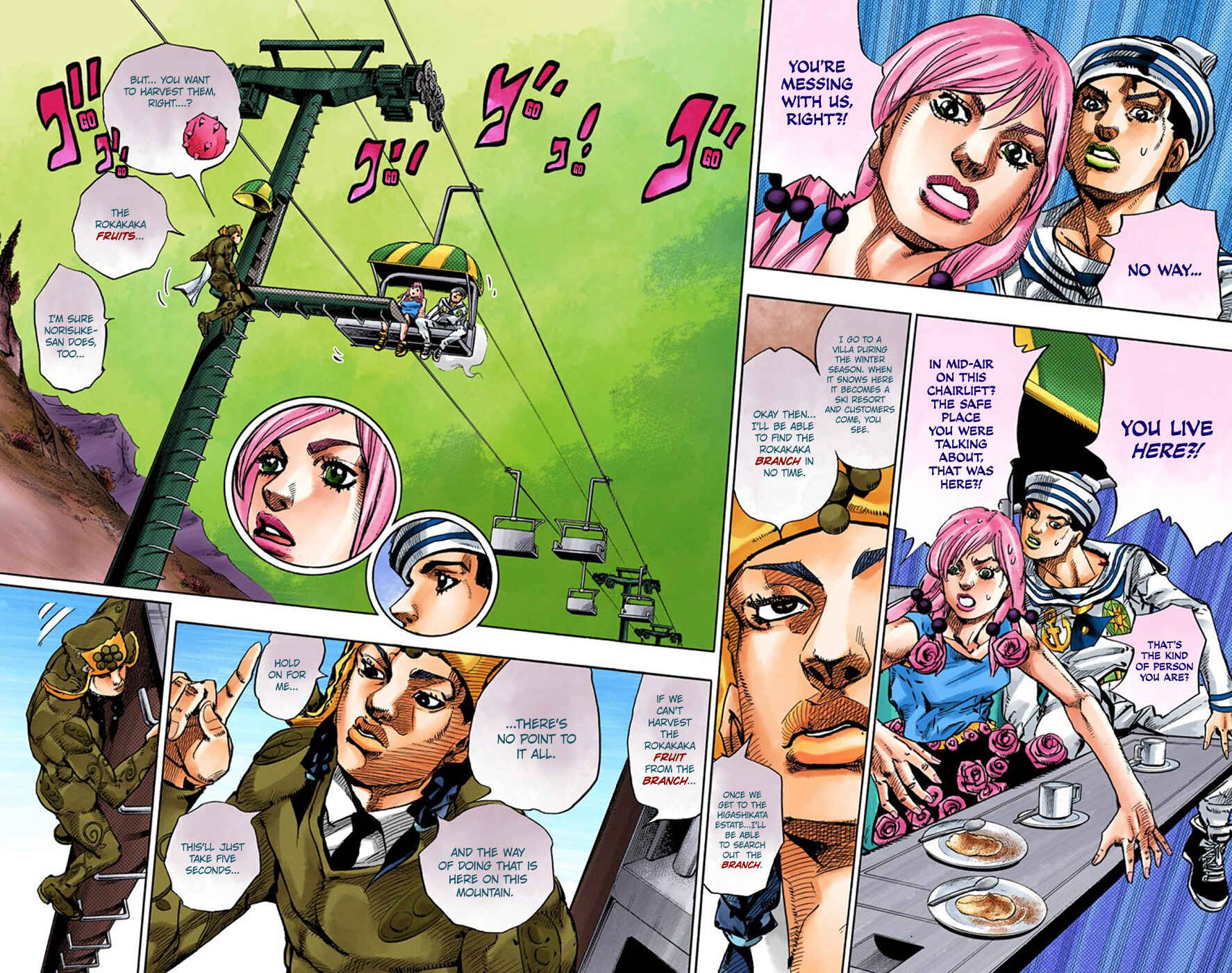Page 36 Chapter 65 JoJos Bizarre Adventure, Part 8: JoJolion (Official Colored)