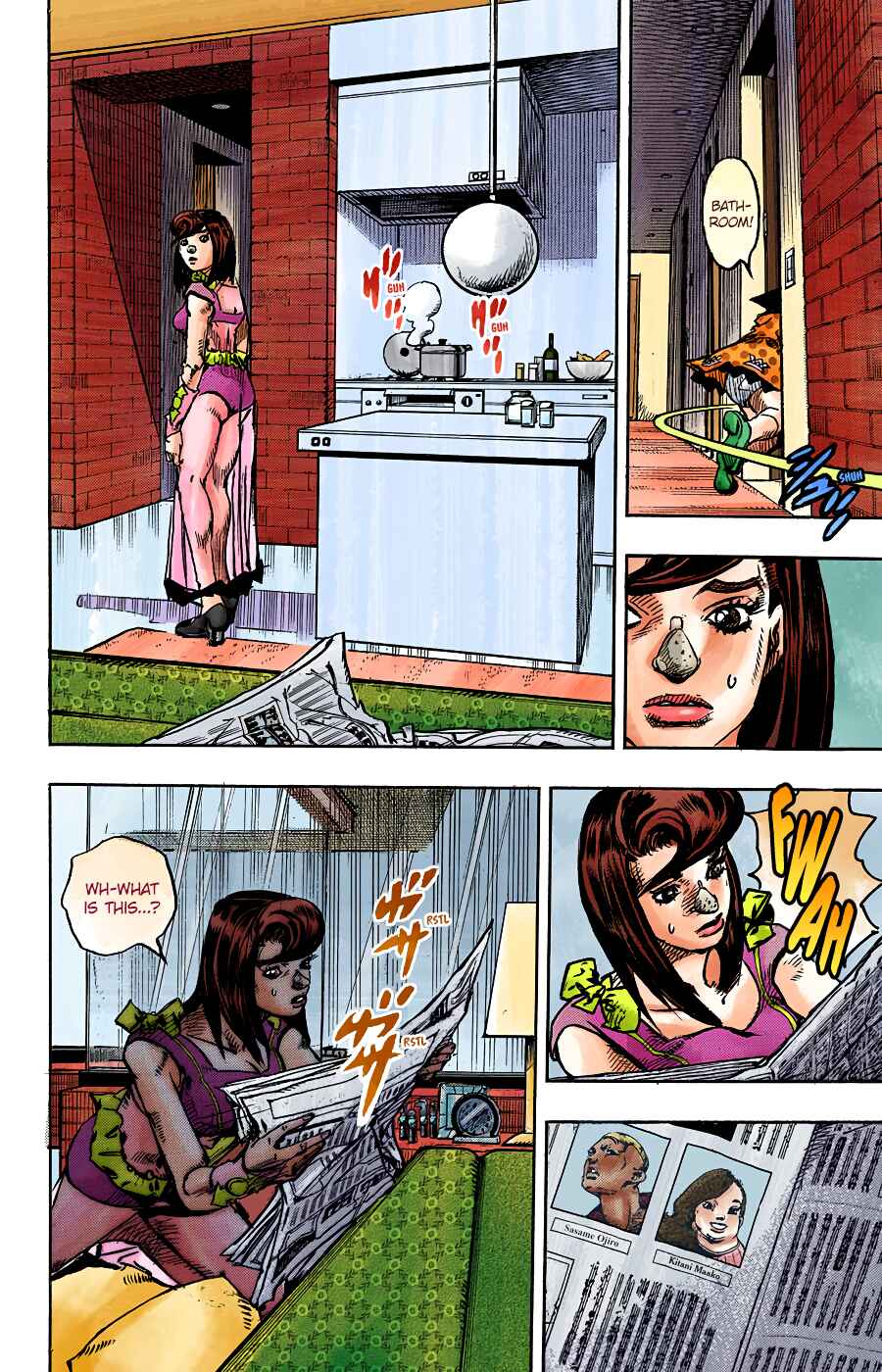 Page 15 Chapter 91 JoJos Bizarre Adventure, Part 8: JoJolion (Official Colored)