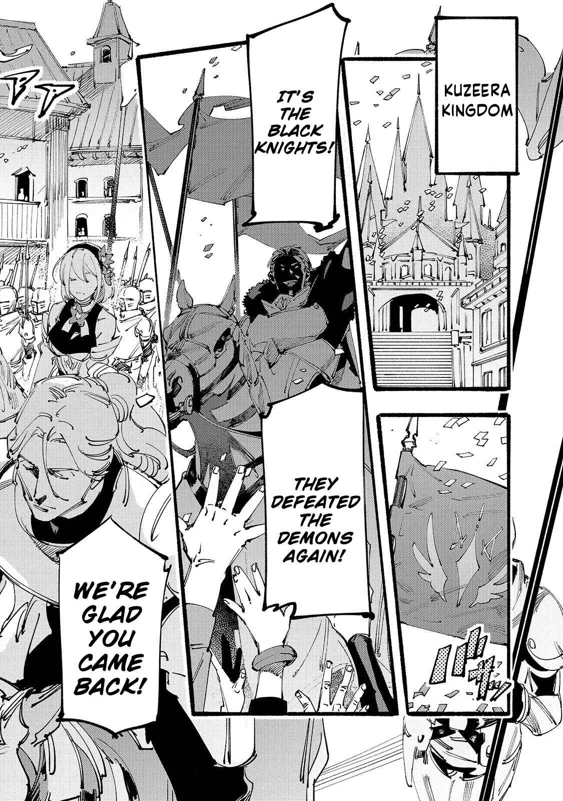Page 4 Chapter 1 Black na Kishidan no Dorei ga White na Boukensha Guild ni Hikinukarete S-Rank ni Narimashita