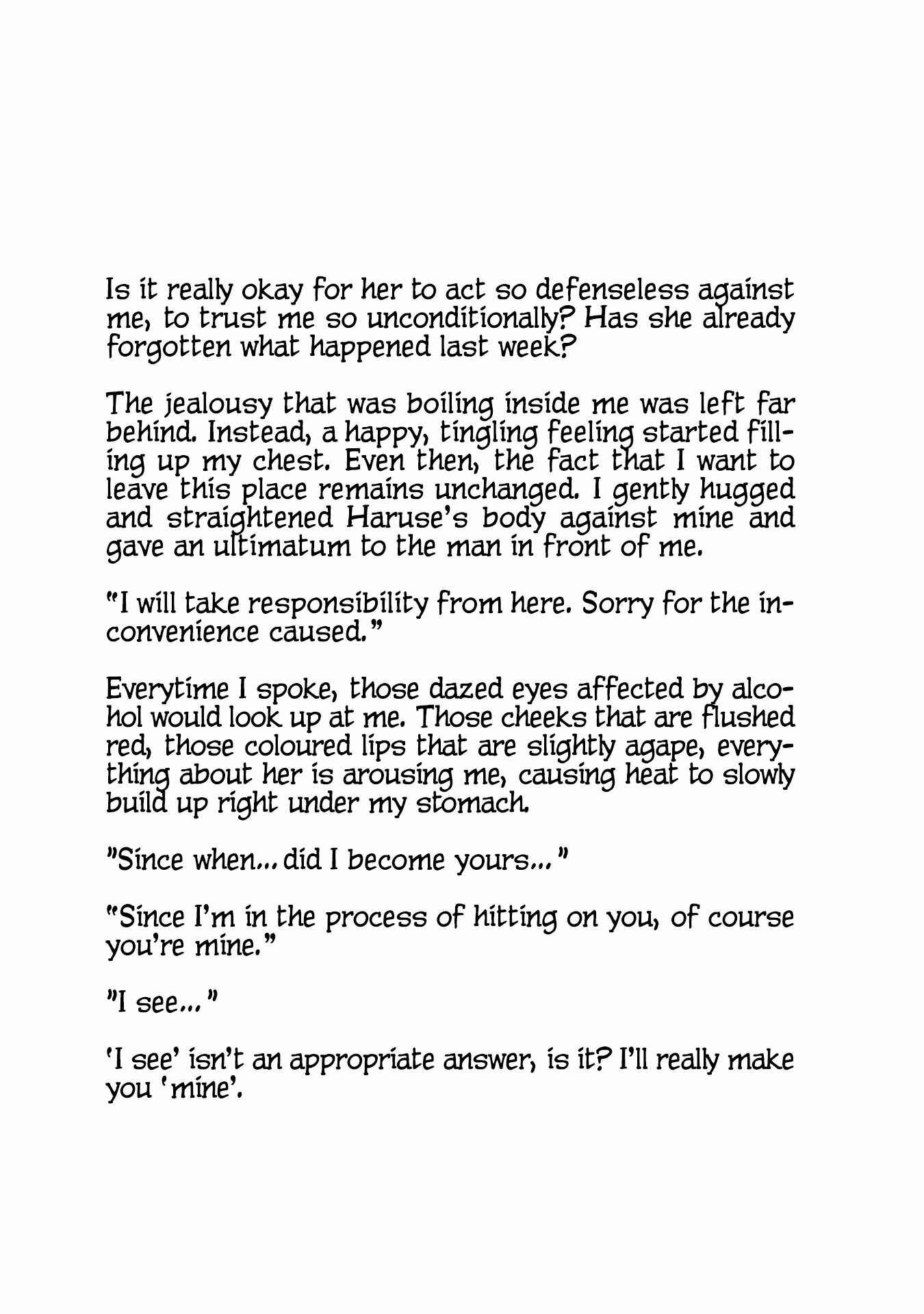 Page 47 Chapter 4 I Wont Let You Go Until You Say You Like It