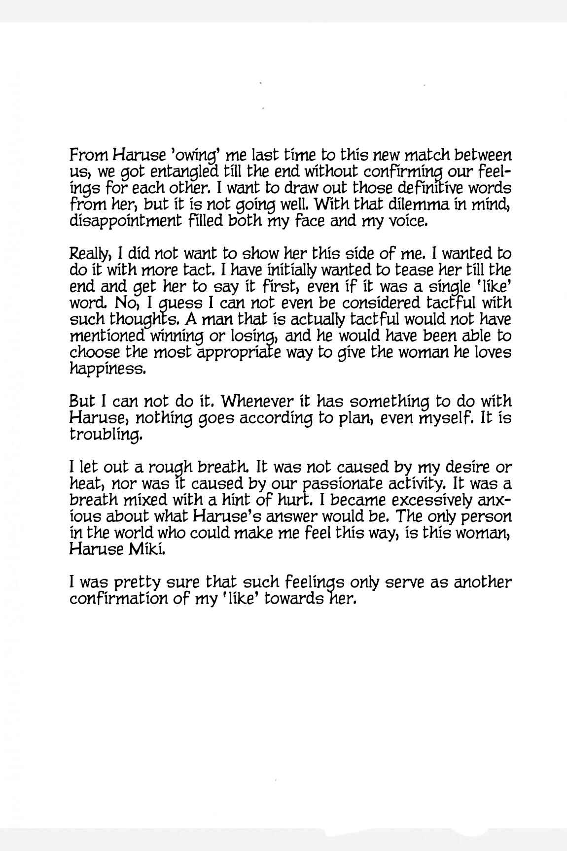 Page 46 Chapter 3 I Wont Let You Go Until You Say You Like It