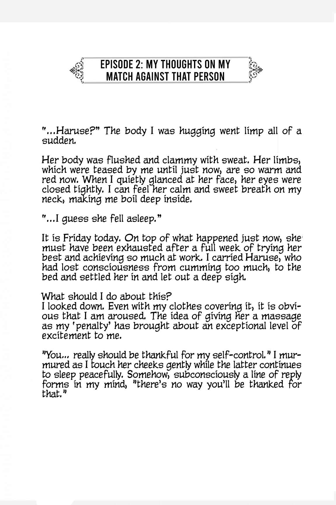 Page 41 Chapter 2 I Wont Let You Go Until You Say You Like It