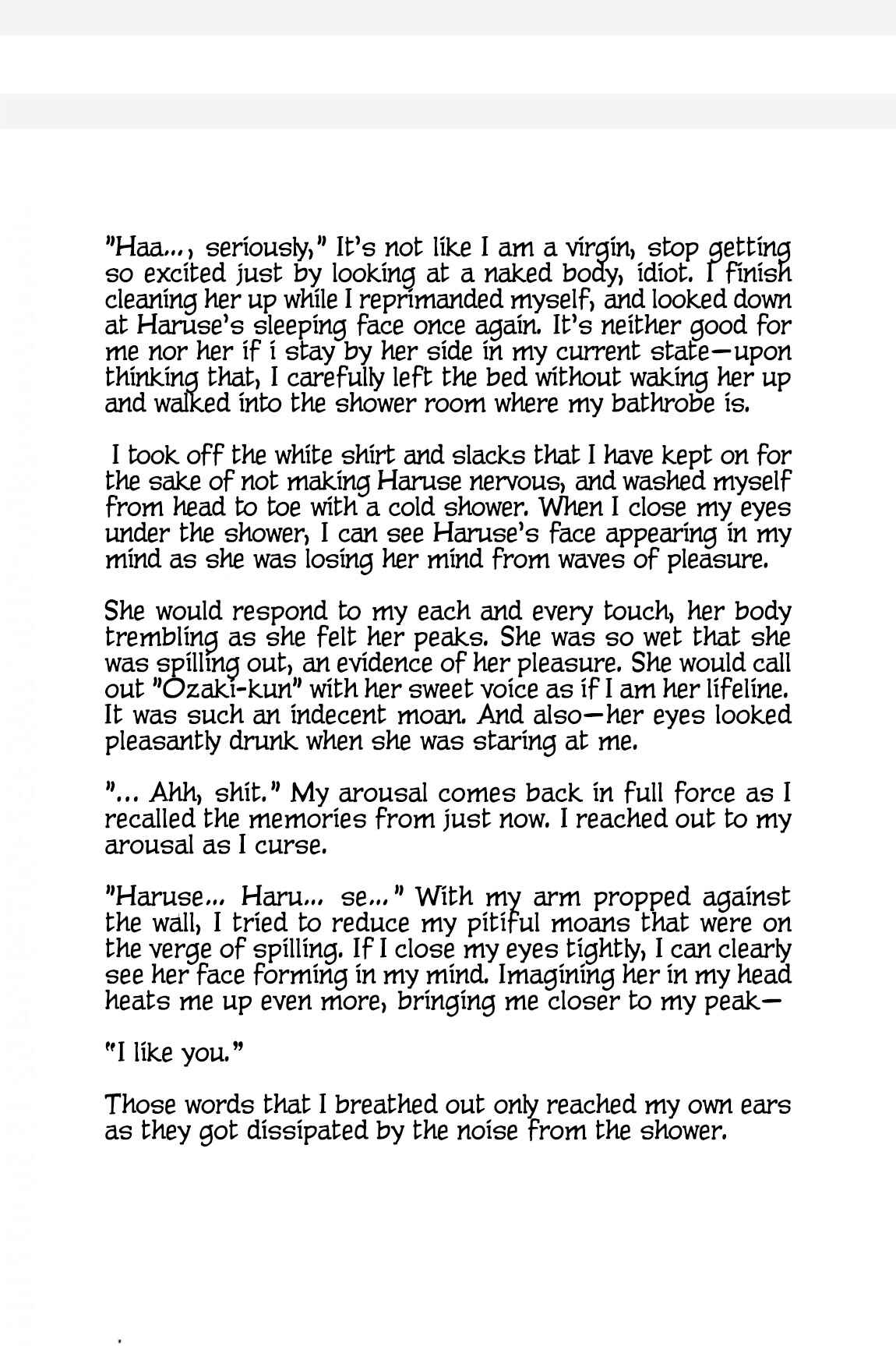 Page 42 Chapter 2 I Wont Let You Go Until You Say You Like It