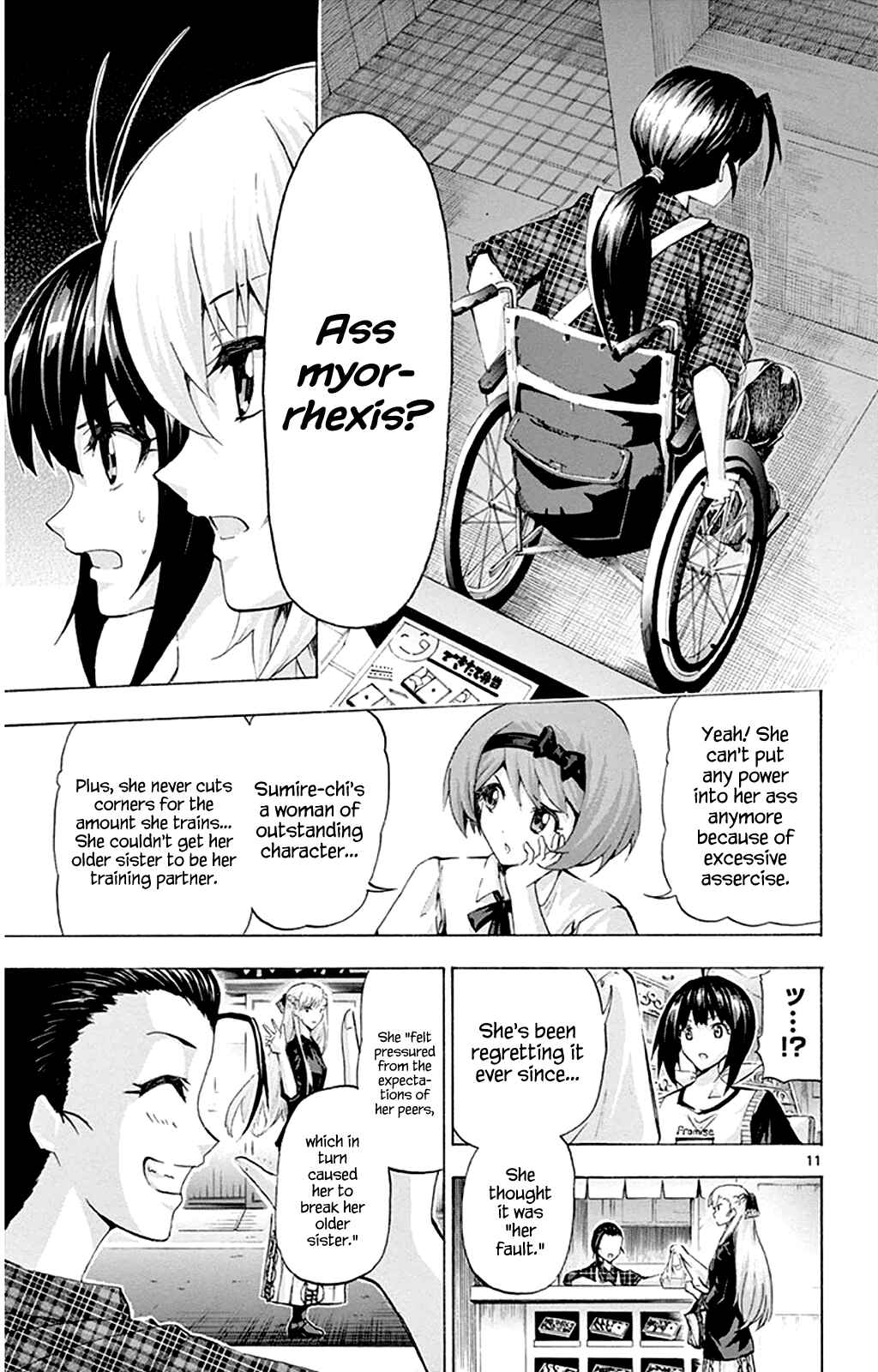 Page 11 Chapter 95 Keijo!!!!!!!!