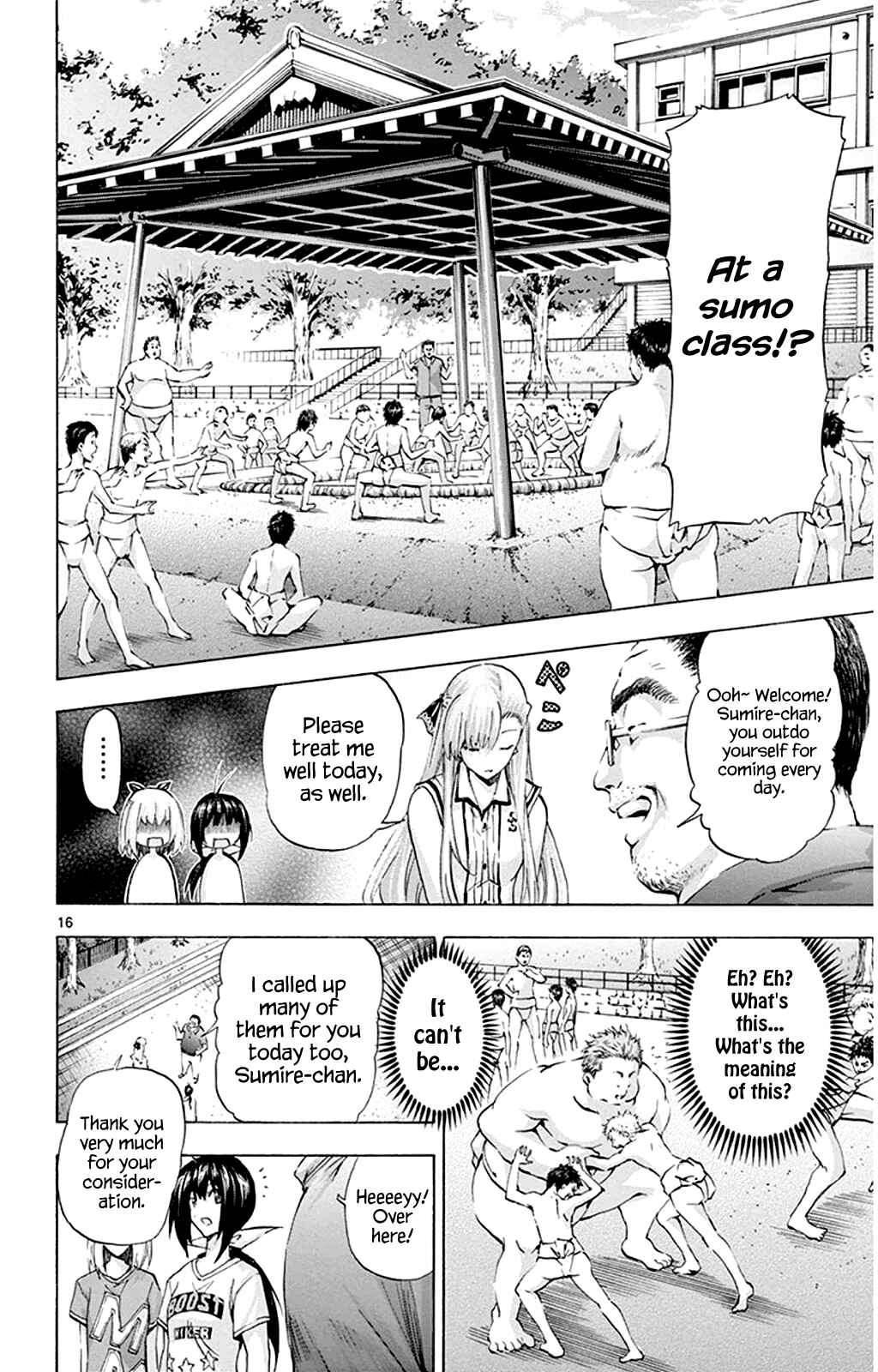 Page 16 Chapter 95 Keijo!!!!!!!!