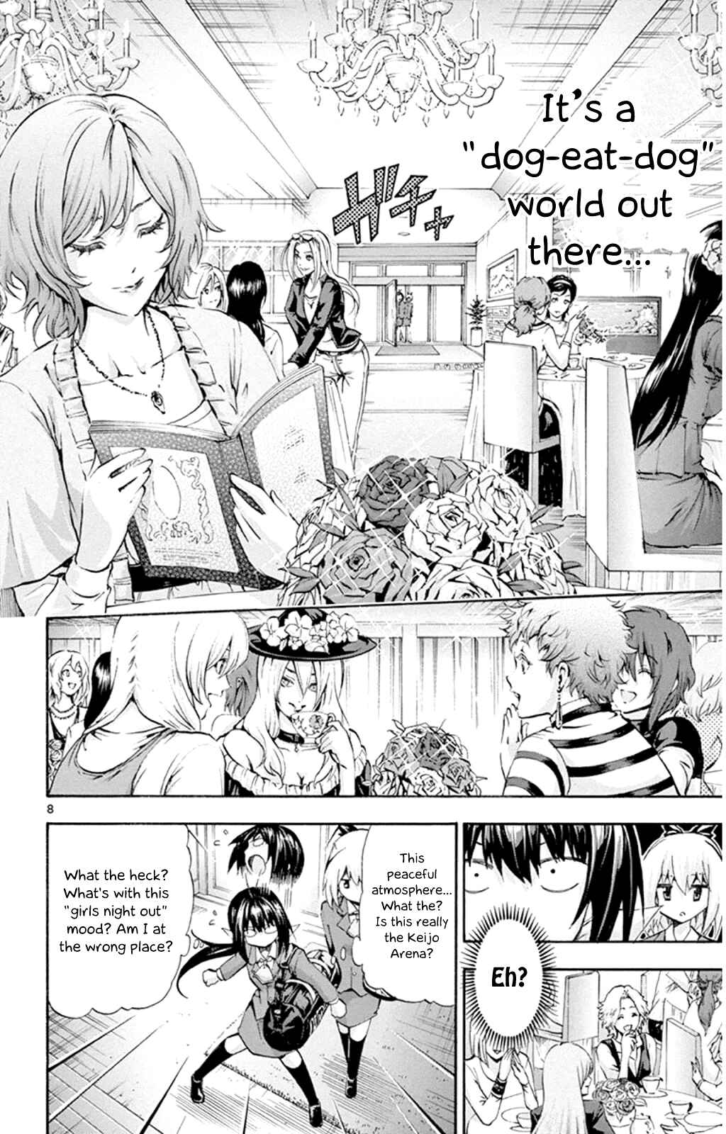 Page 8 Chapter 90 Keijo!!!!!!!!