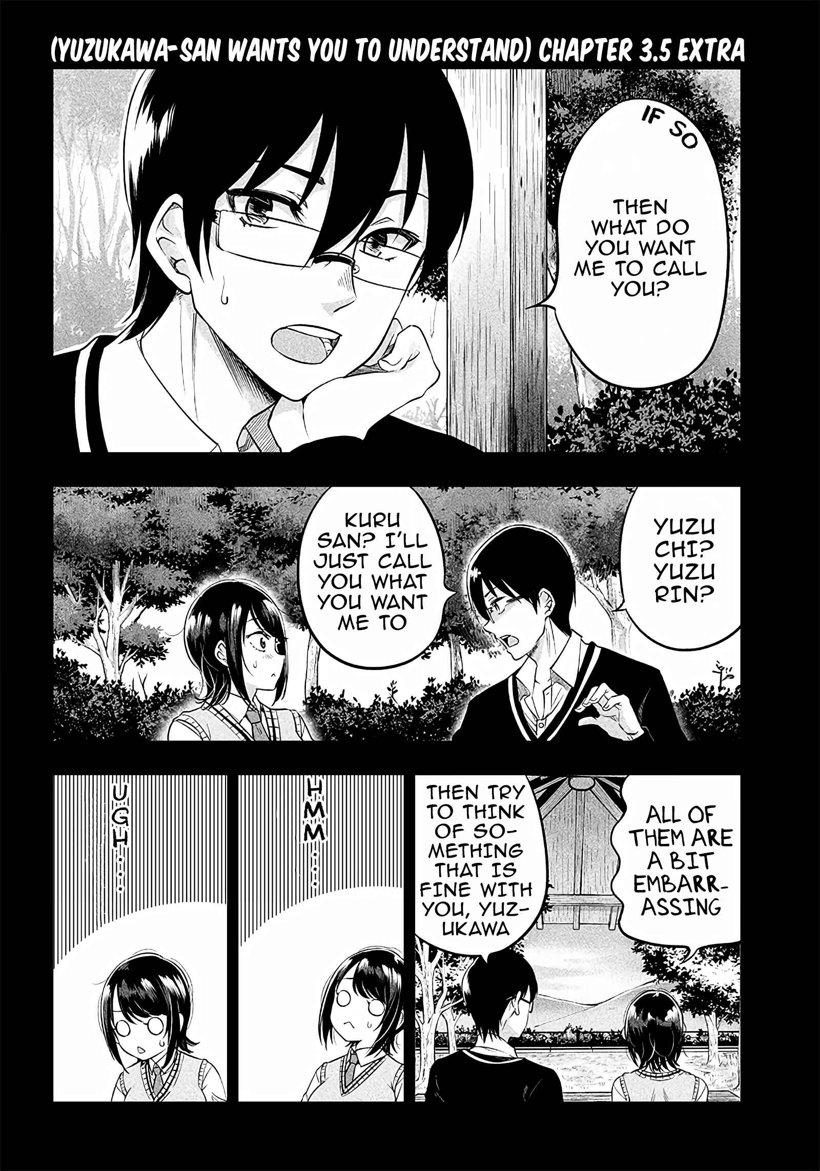 Page 1 Chapter 3.5 Yuzukawa-san wa, Sasshite Hoshii.