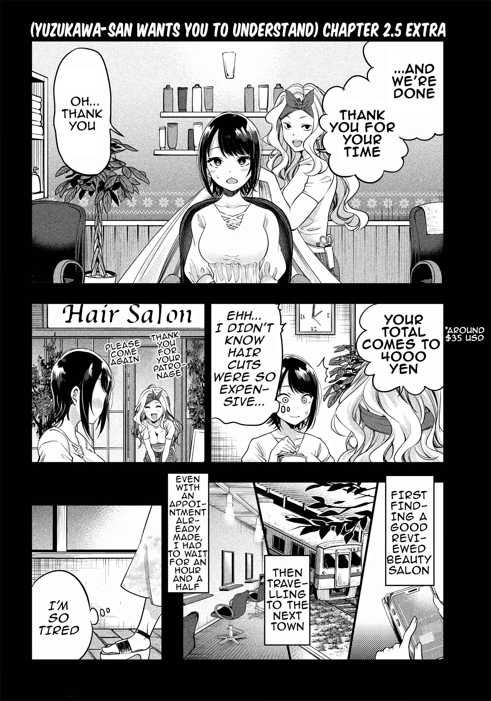 Page 1 Chapter 2.5 Yuzukawa-san wa, Sasshite Hoshii.