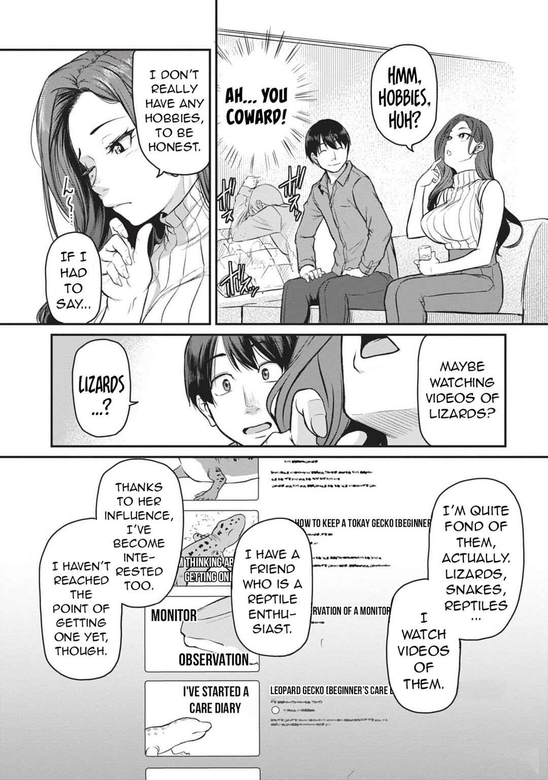 Page 15 Chapter 5 Shigoto Kaeri, Dokushin no Bijin Doushi ni Tanomarete