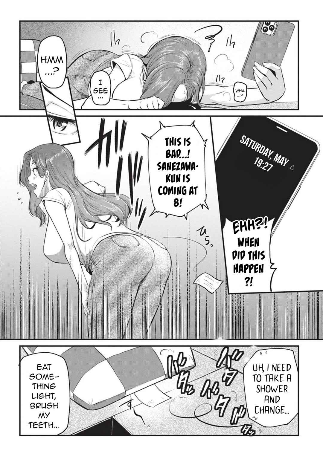 Page 10 Chapter 5.5 Shigoto Kaeri, Dokushin no Bijin Doushi ni Tanomarete