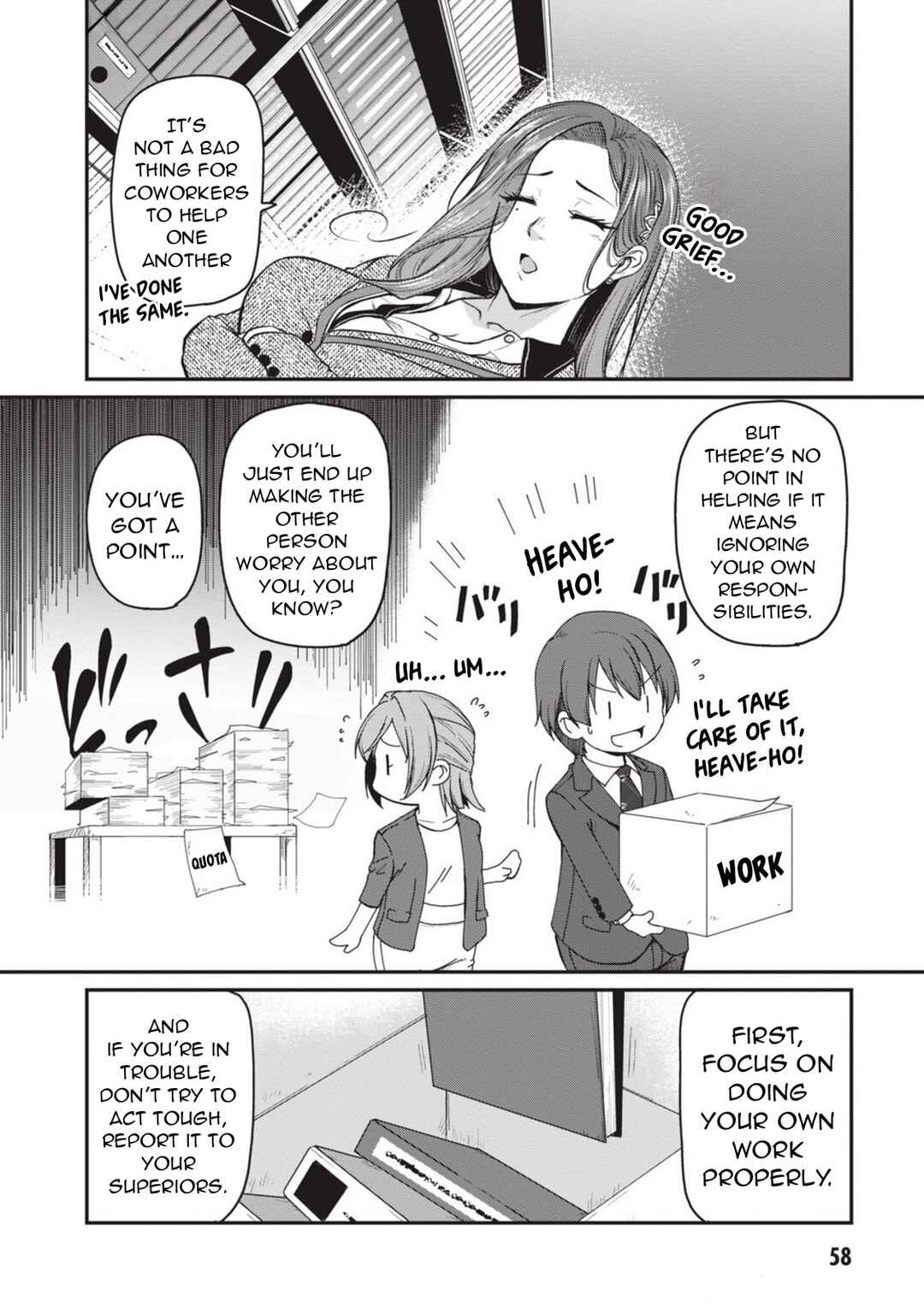 Page 10 Chapter 8 Shigoto Kaeri, Dokushin no Bijin Doushi ni Tanomarete