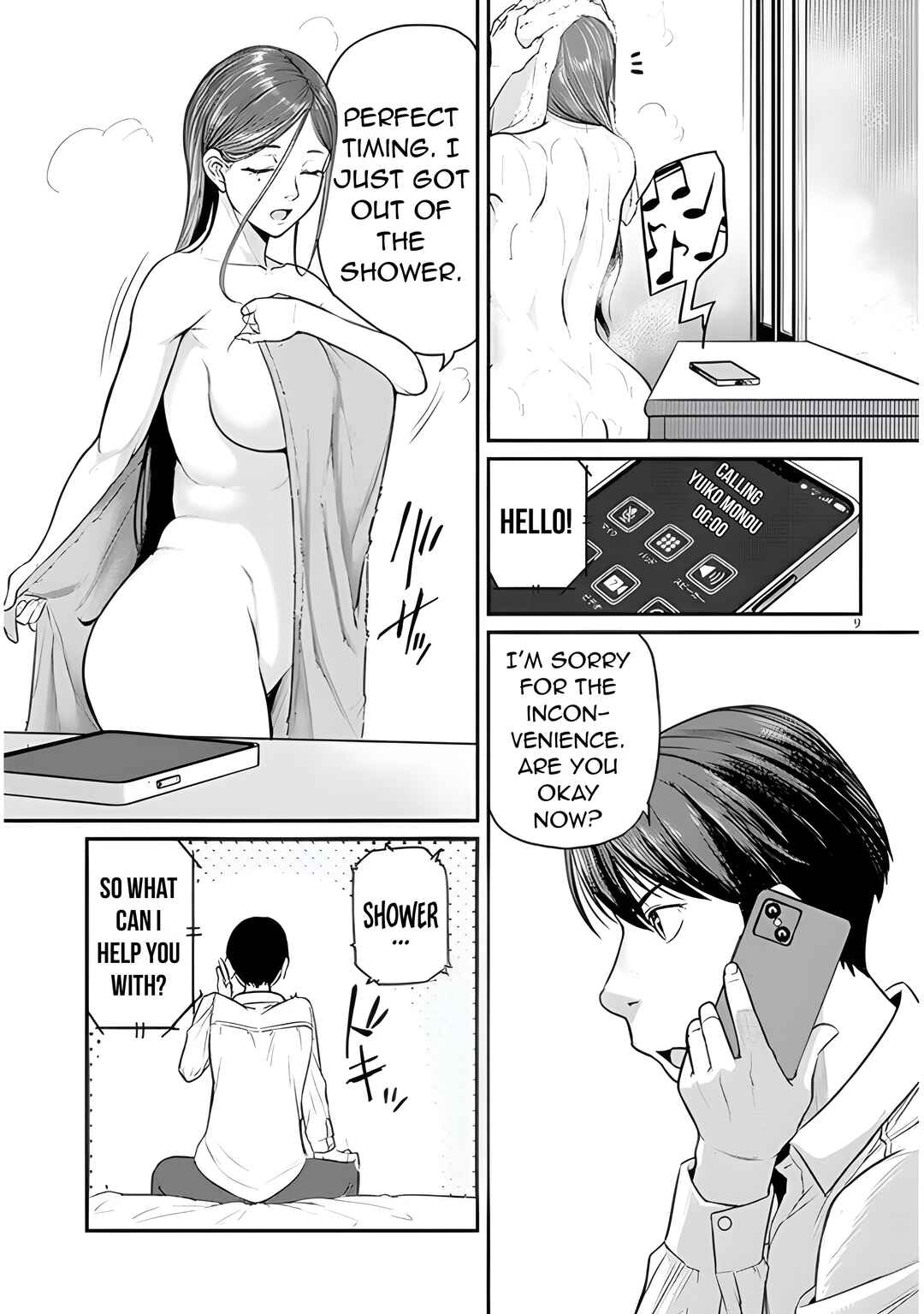 Page 11 Chapter 3 Shigoto Kaeri, Dokushin no Bijin Doushi ni Tanomarete