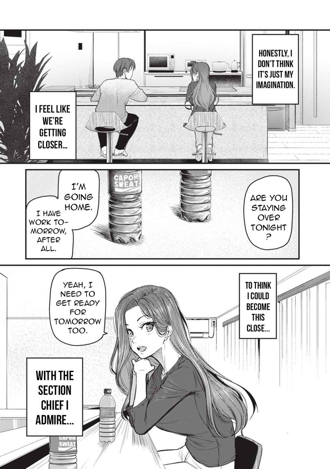 Page 17 Chapter 9 Shigoto Kaeri, Dokushin no Bijin Doushi ni Tanomarete