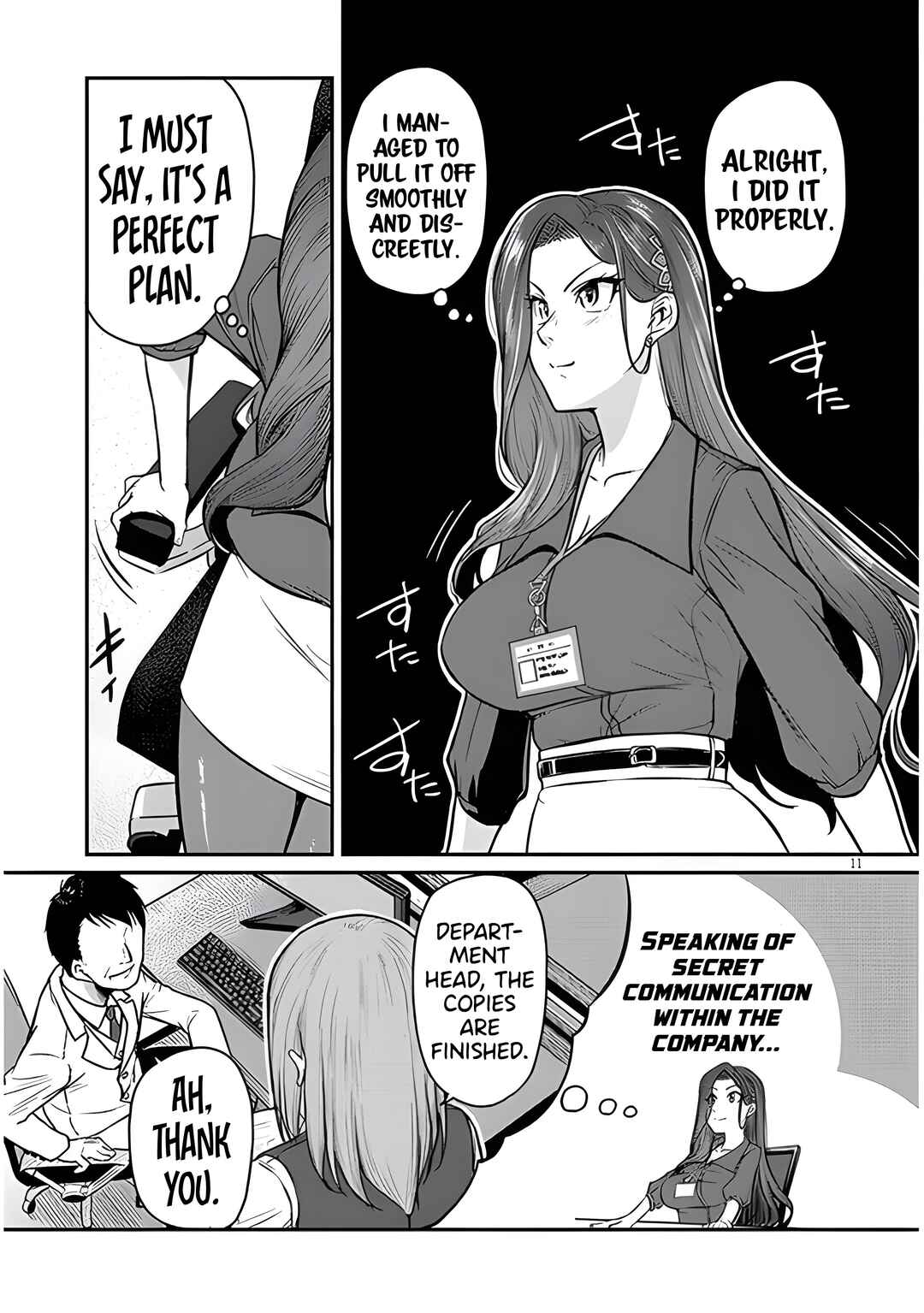 Page 13 Chapter 4 Shigoto Kaeri, Dokushin no Bijin Doushi ni Tanomarete