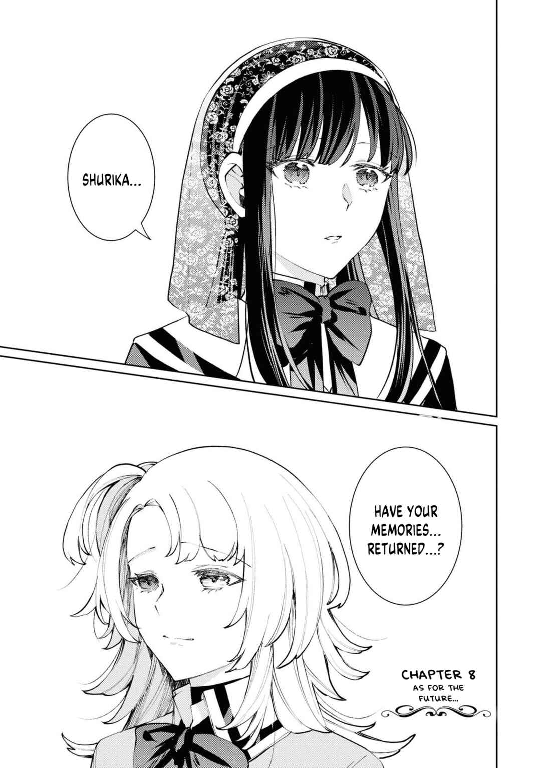Page 1 Chapter 8 Shikabane Shoujo to Ai ga Omoi Sei-kishi no Toubatsu Gakuen Life