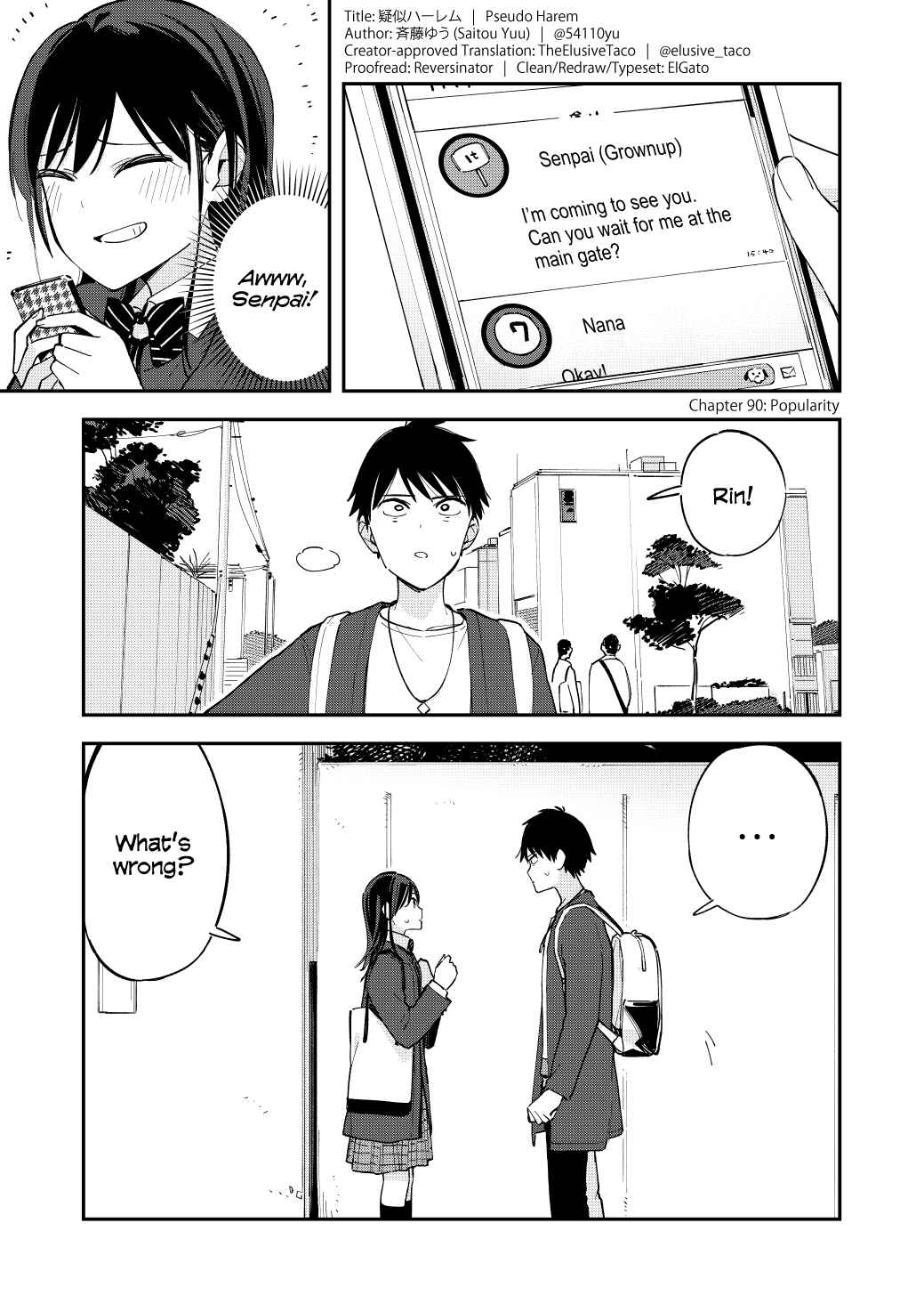 Page 1 Chapter 90 Pseudo Harem