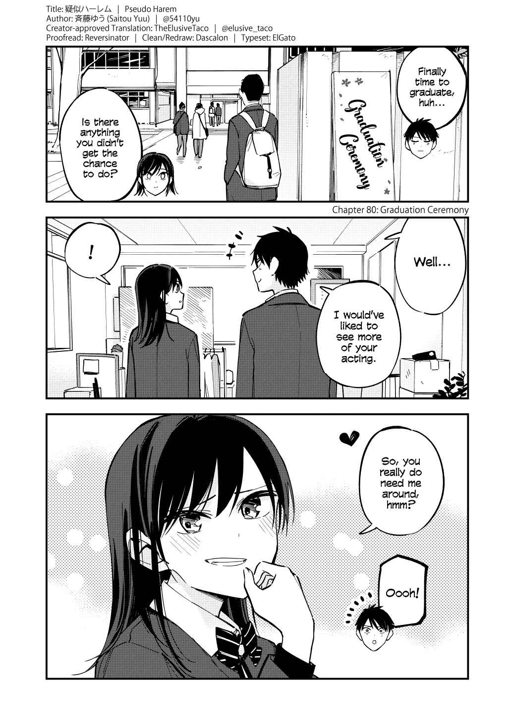 Page 1 Chapter 80 Pseudo Harem