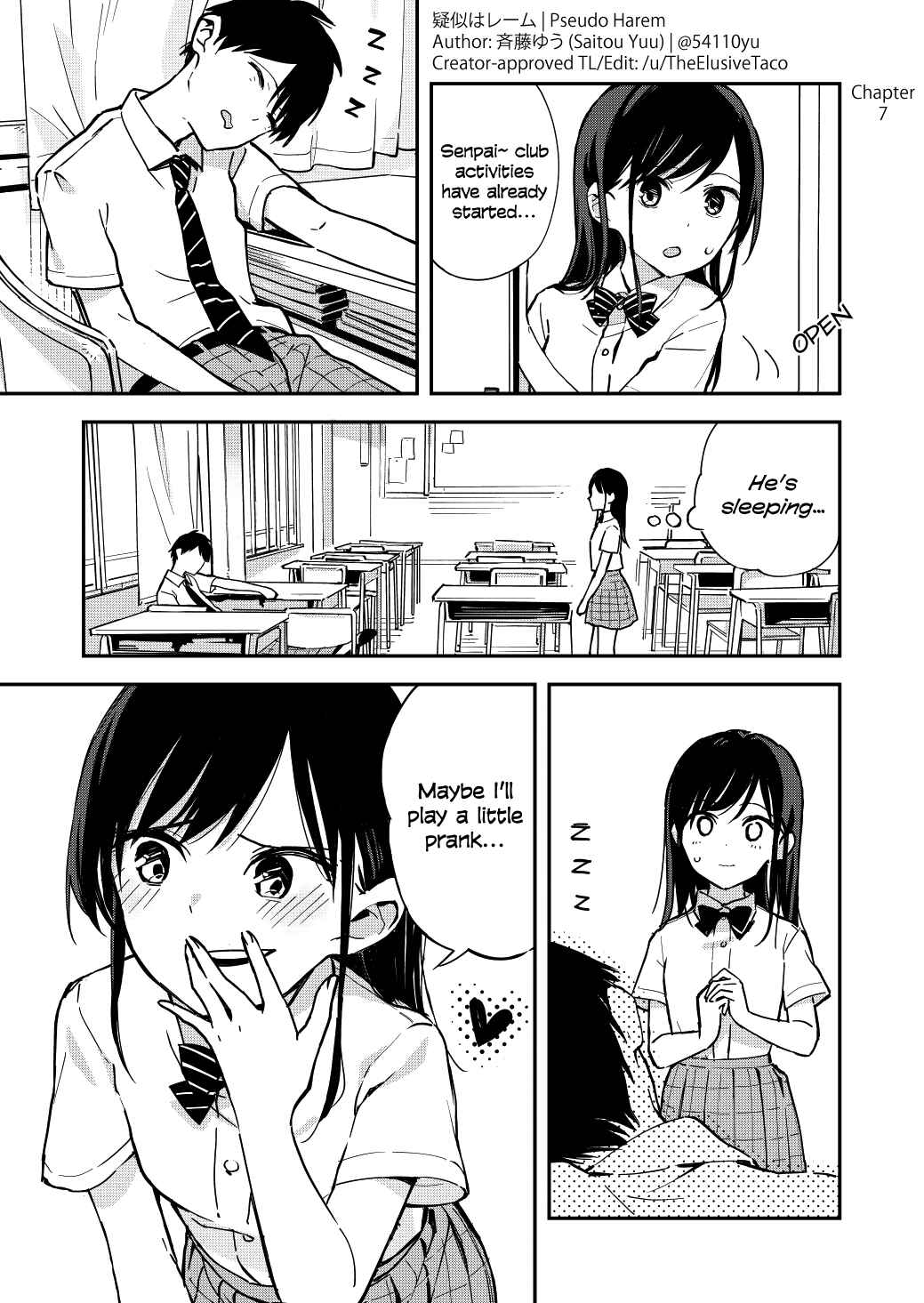 Page 1 Chapter 7 Pseudo Harem