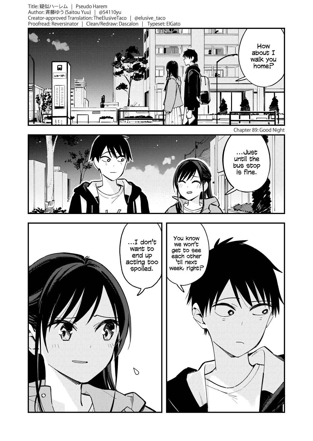 Page 1 Chapter 89 Pseudo Harem