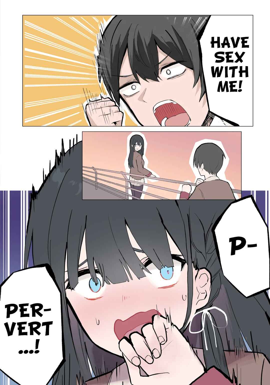 Page 4 Chapter 1 Tobioriru Chokuzen no Doukyuusei ni Sekkusu Shiyou! to Teianshite Mita.