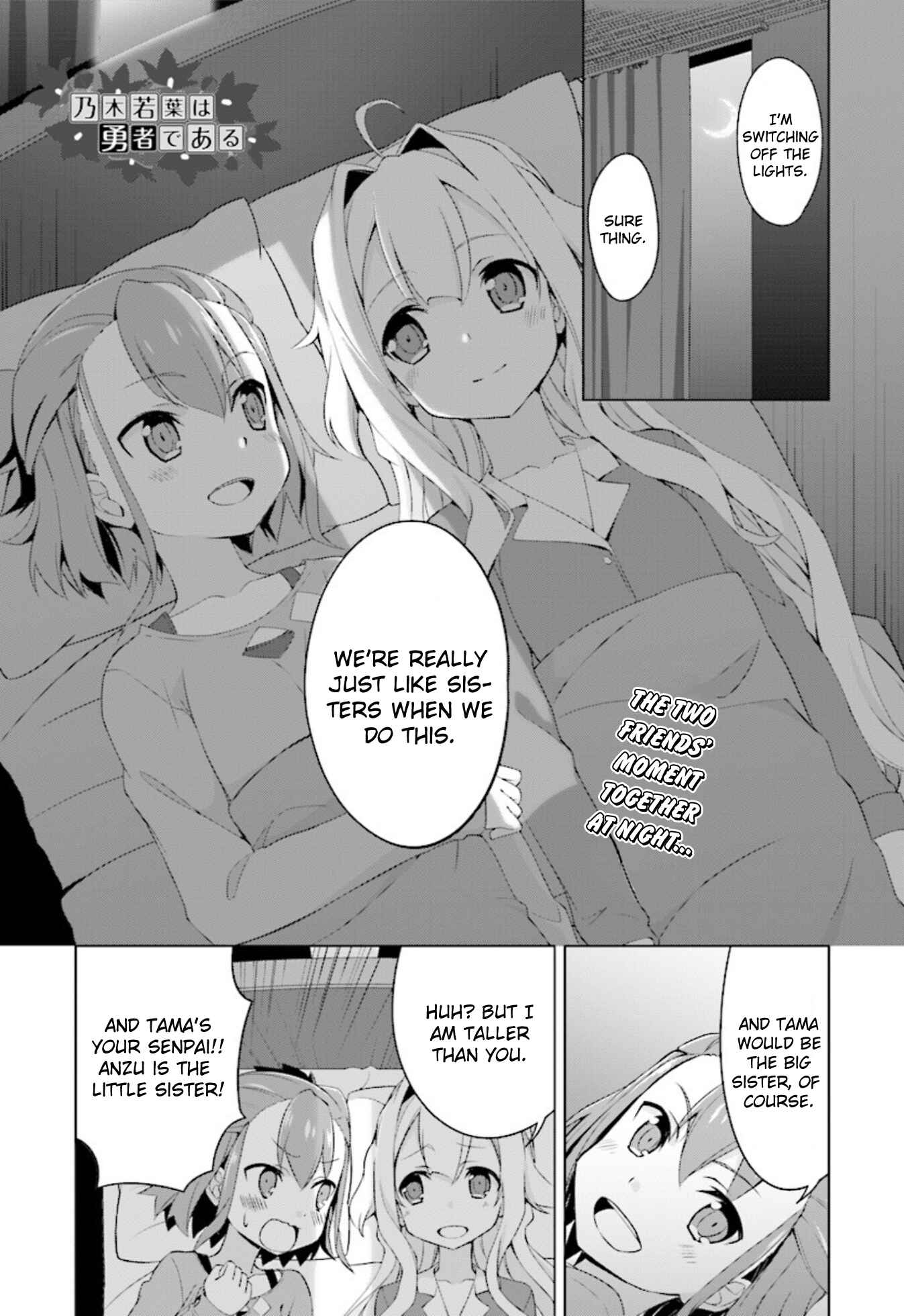 Page 1 Chapter 13 Nogi Wakaba wa Yuusha de Aru