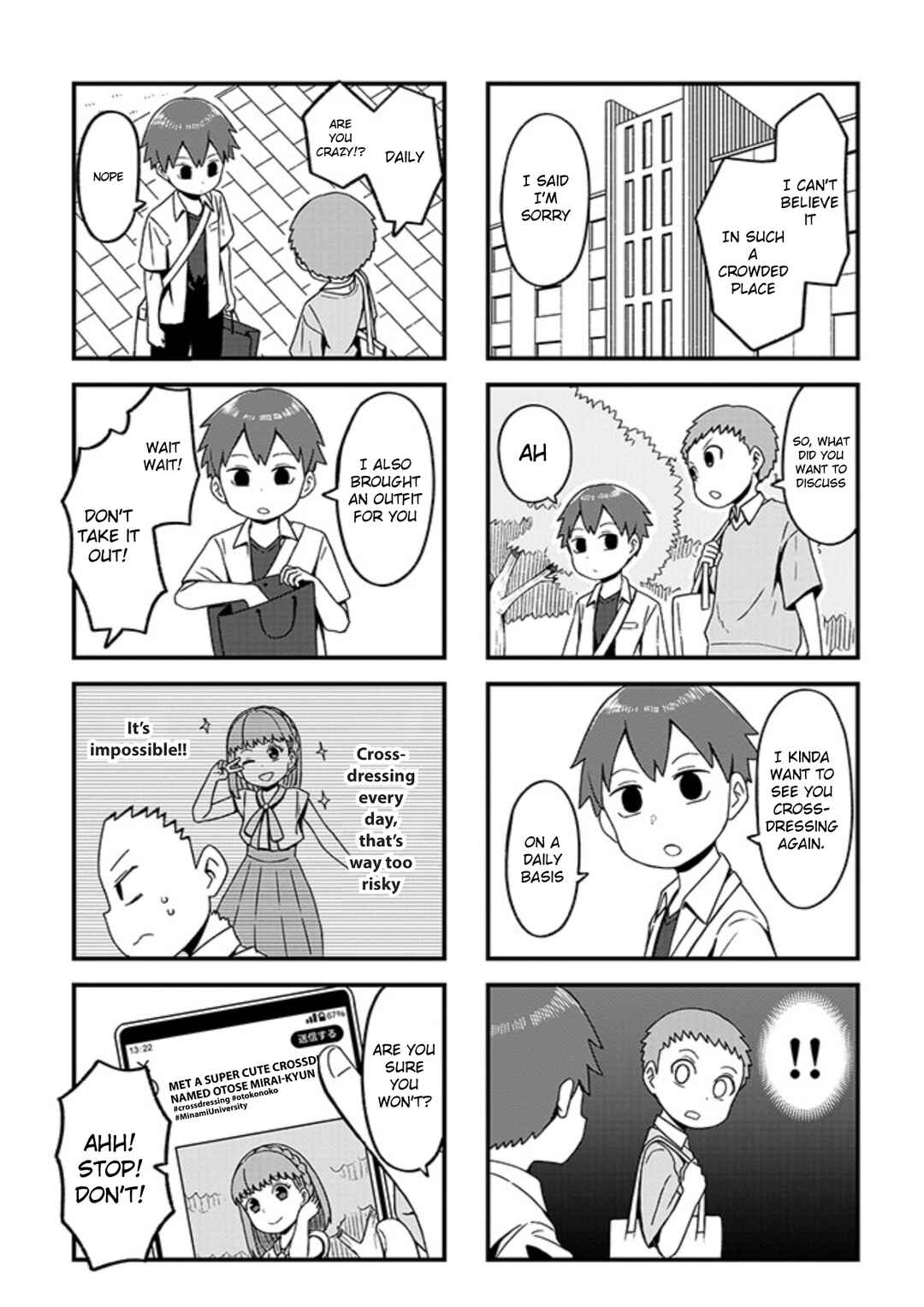 Page 2 Chapter 3 Konna ni Kawaii Otose-kun ga Onna no Ko no Hazu ga nai