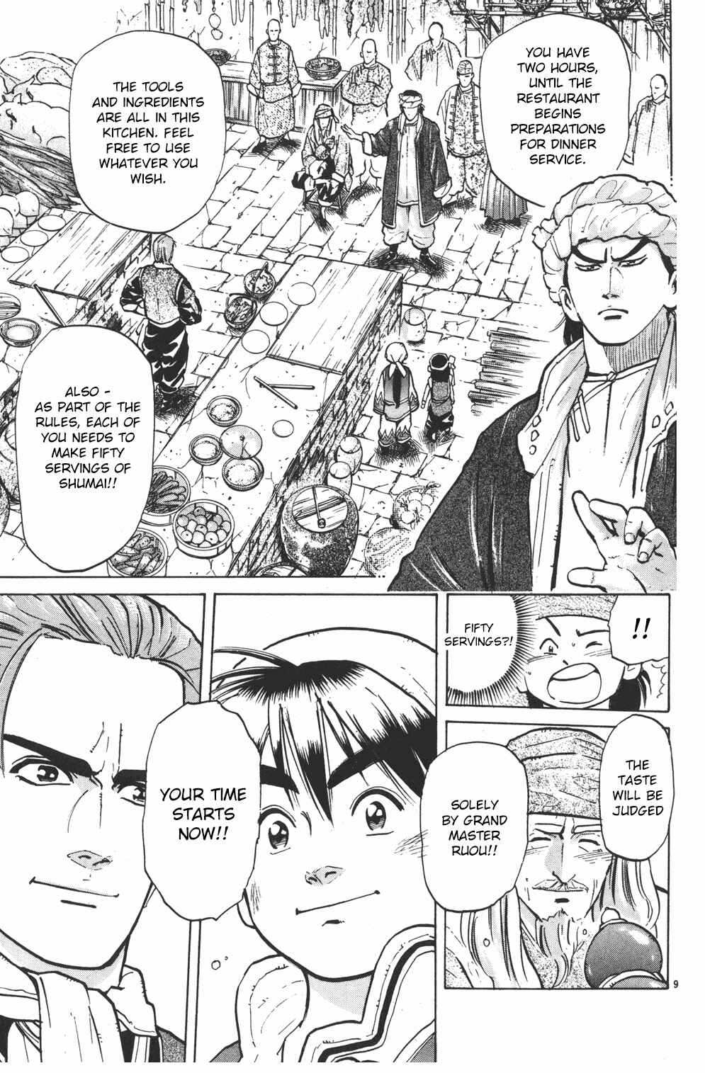 Page 9 Chapter 3 Shin Cooking Master Boy!