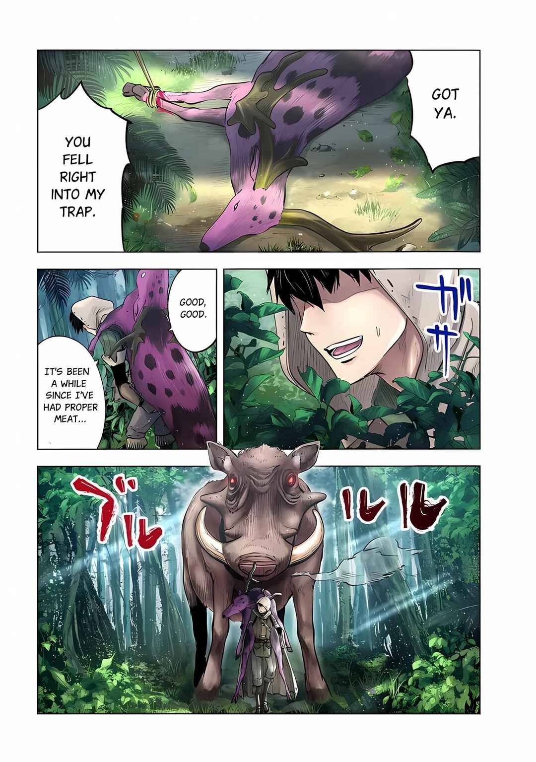 Page 2 Chapter 1.1 Makyou Seikatsu: Gakeppuchi Boukensha ga Hikikomoru ni wa Hirosugiru