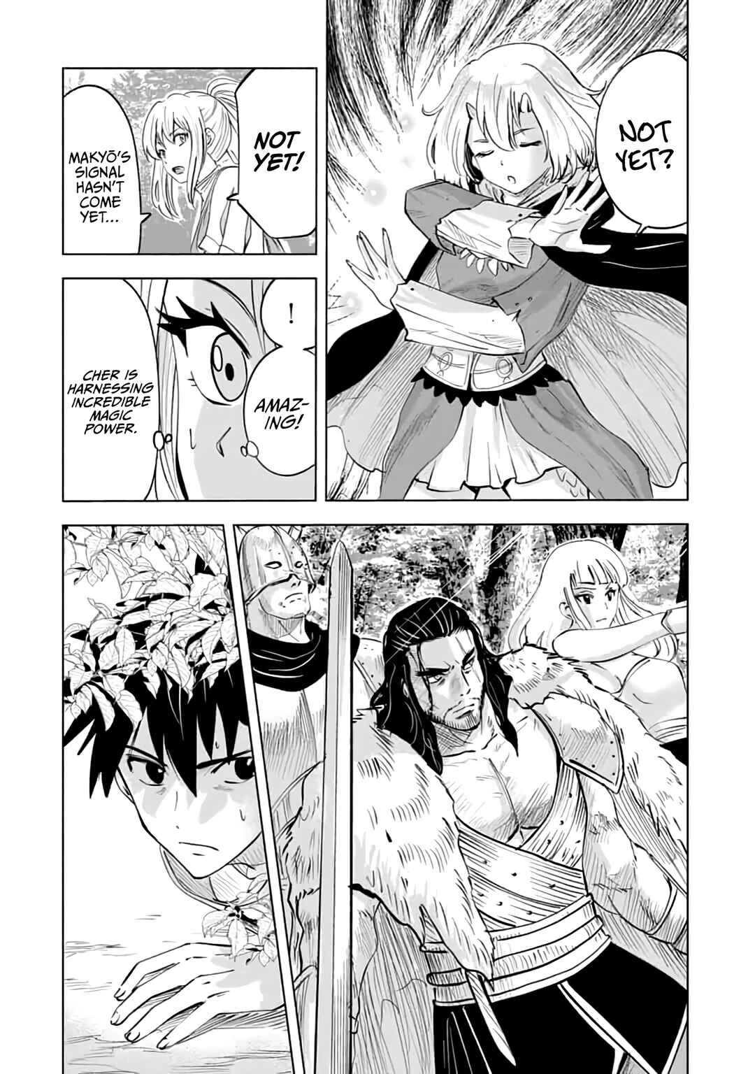 Page 21 Chapter 15 Makyou Seikatsu: Gakeppuchi Boukensha ga Hikikomoru ni wa Hirosugiru