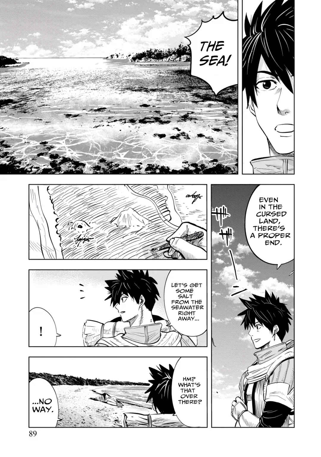 Page 17 Chapter 3.1 Makyou Seikatsu: Gakeppuchi Boukensha ga Hikikomoru ni wa Hirosugiru