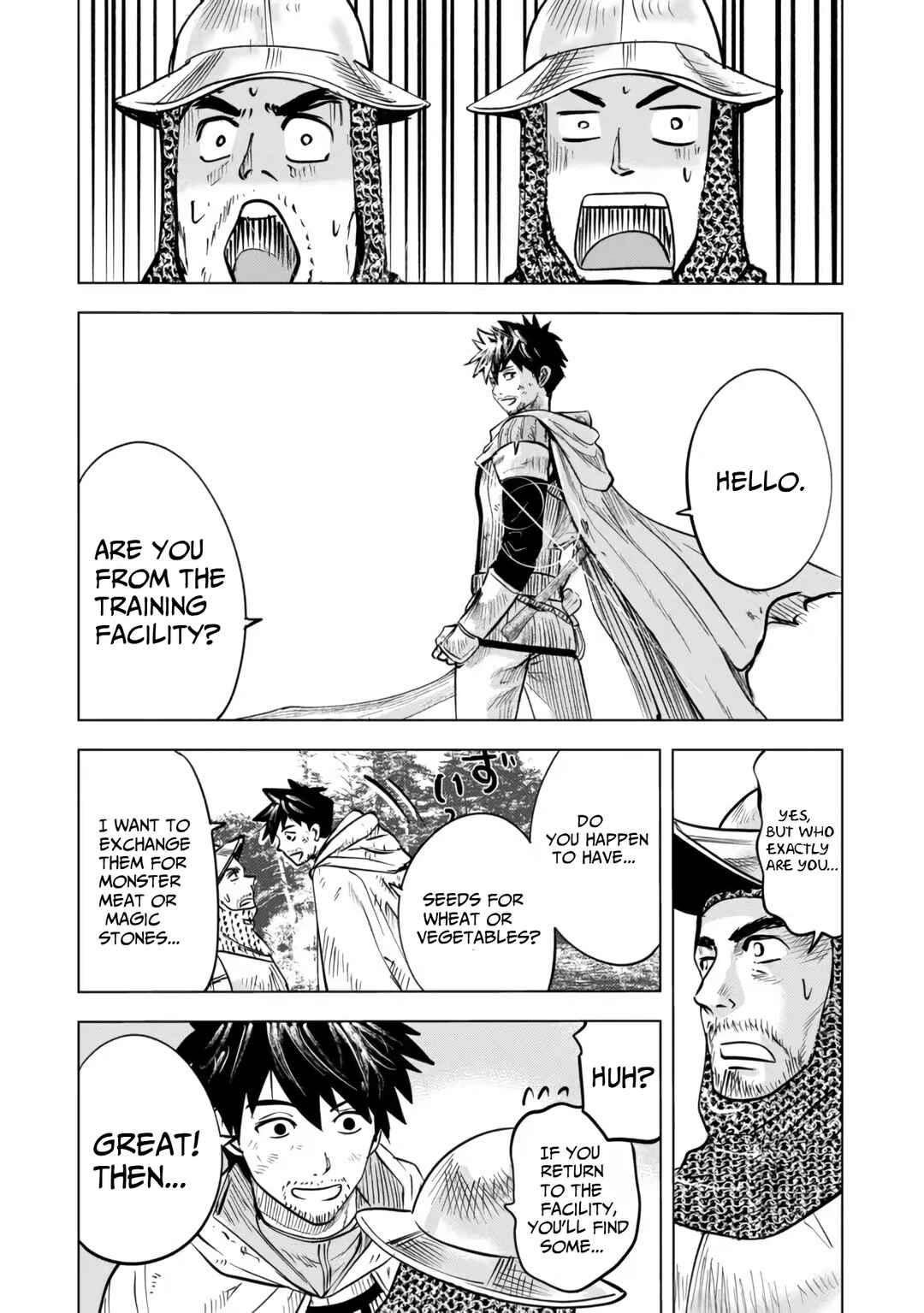 Page 8 Chapter 3.1 Makyou Seikatsu: Gakeppuchi Boukensha ga Hikikomoru ni wa Hirosugiru