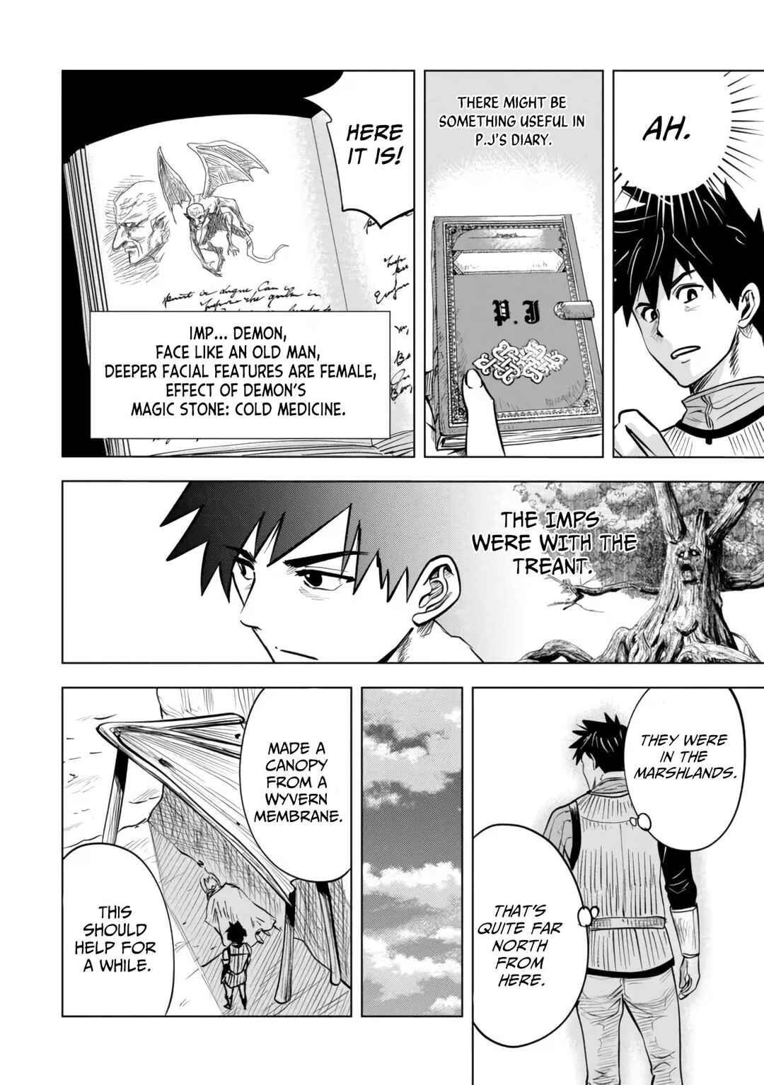 Page 8 Chapter 5.2 Makyou Seikatsu: Gakeppuchi Boukensha ga Hikikomoru ni wa Hirosugiru