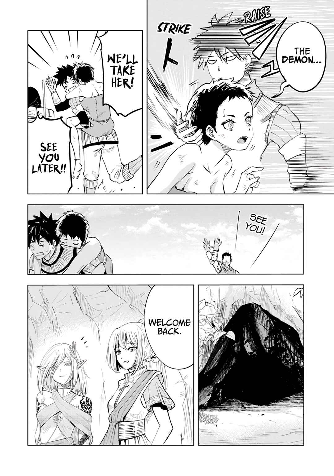 Page 24 Chapter 12 Makyou Seikatsu: Gakeppuchi Boukensha ga Hikikomoru ni wa Hirosugiru