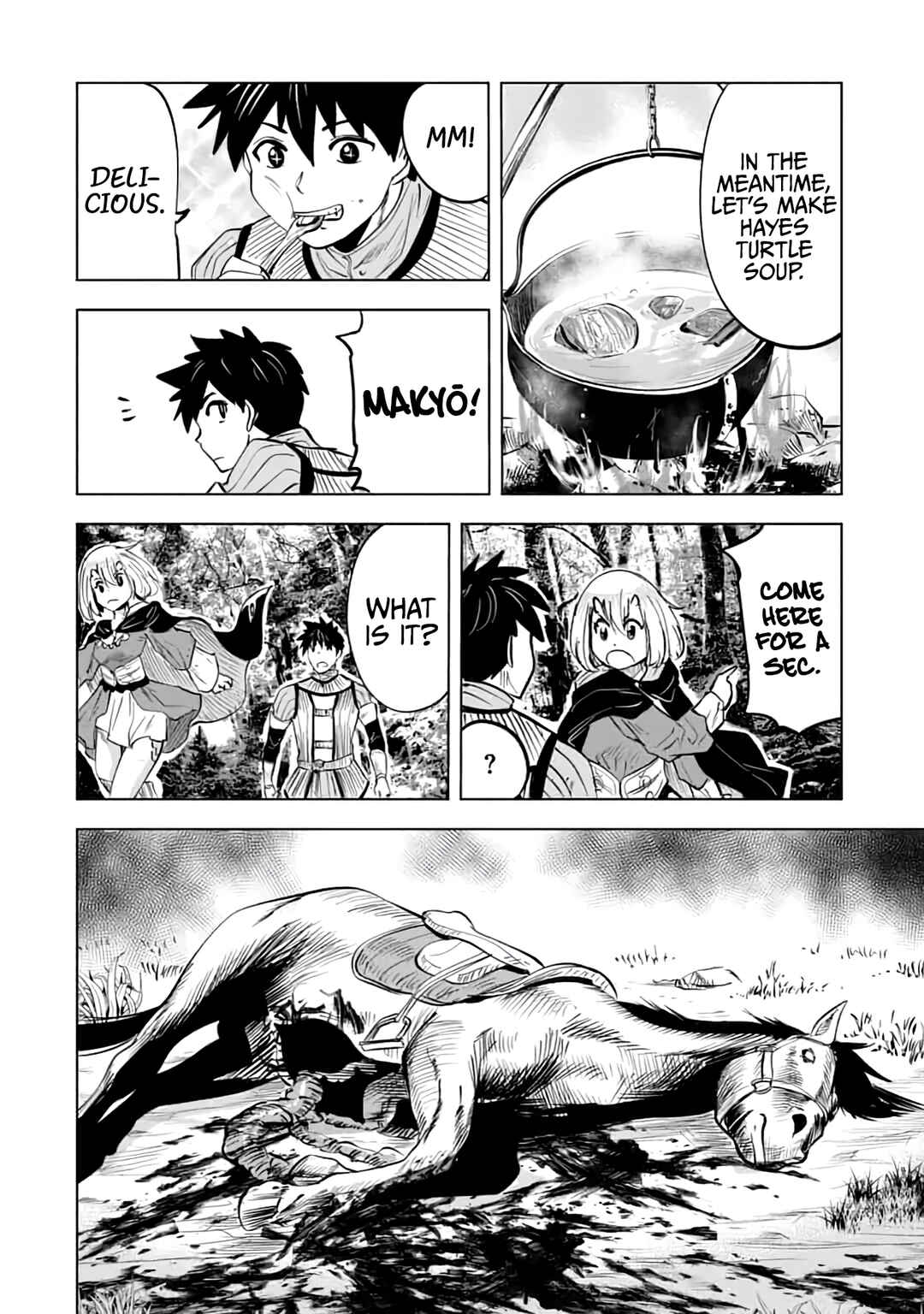 Page 34 Chapter 12 Makyou Seikatsu: Gakeppuchi Boukensha ga Hikikomoru ni wa Hirosugiru