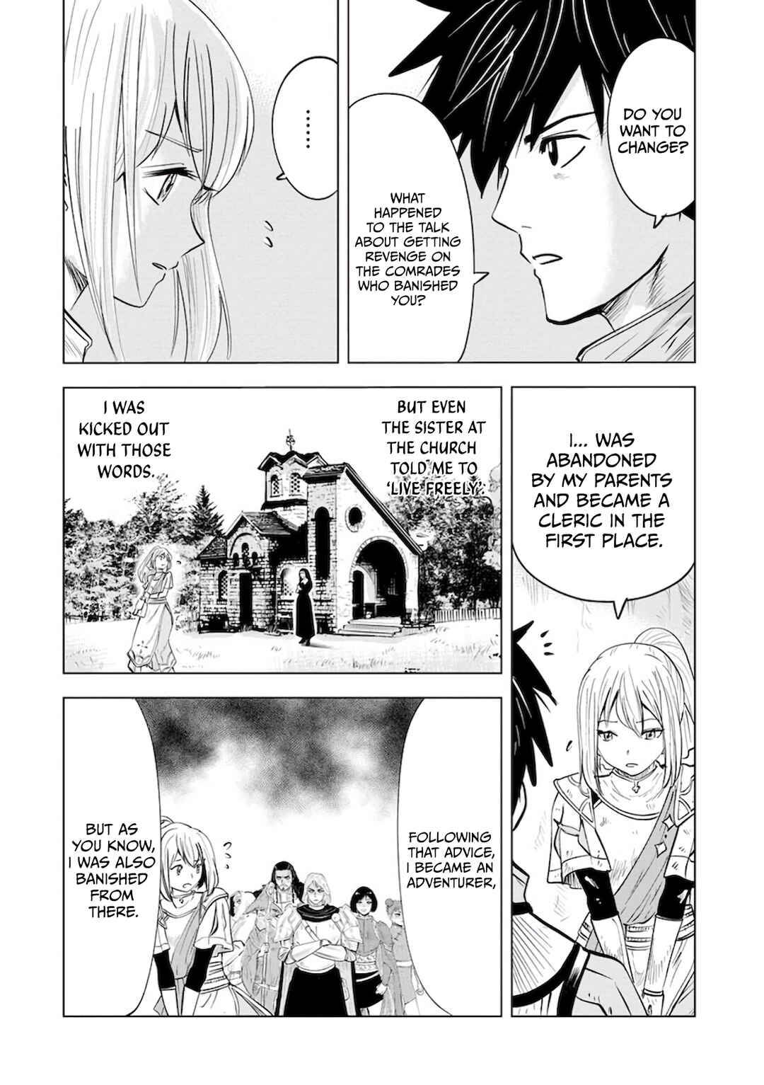 Page 11 Chapter 8 Makyou Seikatsu: Gakeppuchi Boukensha ga Hikikomoru ni wa Hirosugiru