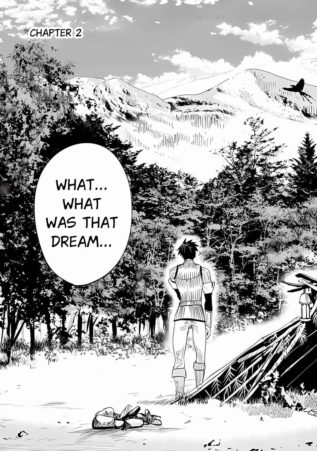 Page 4 Chapter 2.1 Makyou Seikatsu: Gakeppuchi Boukensha ga Hikikomoru ni wa Hirosugiru