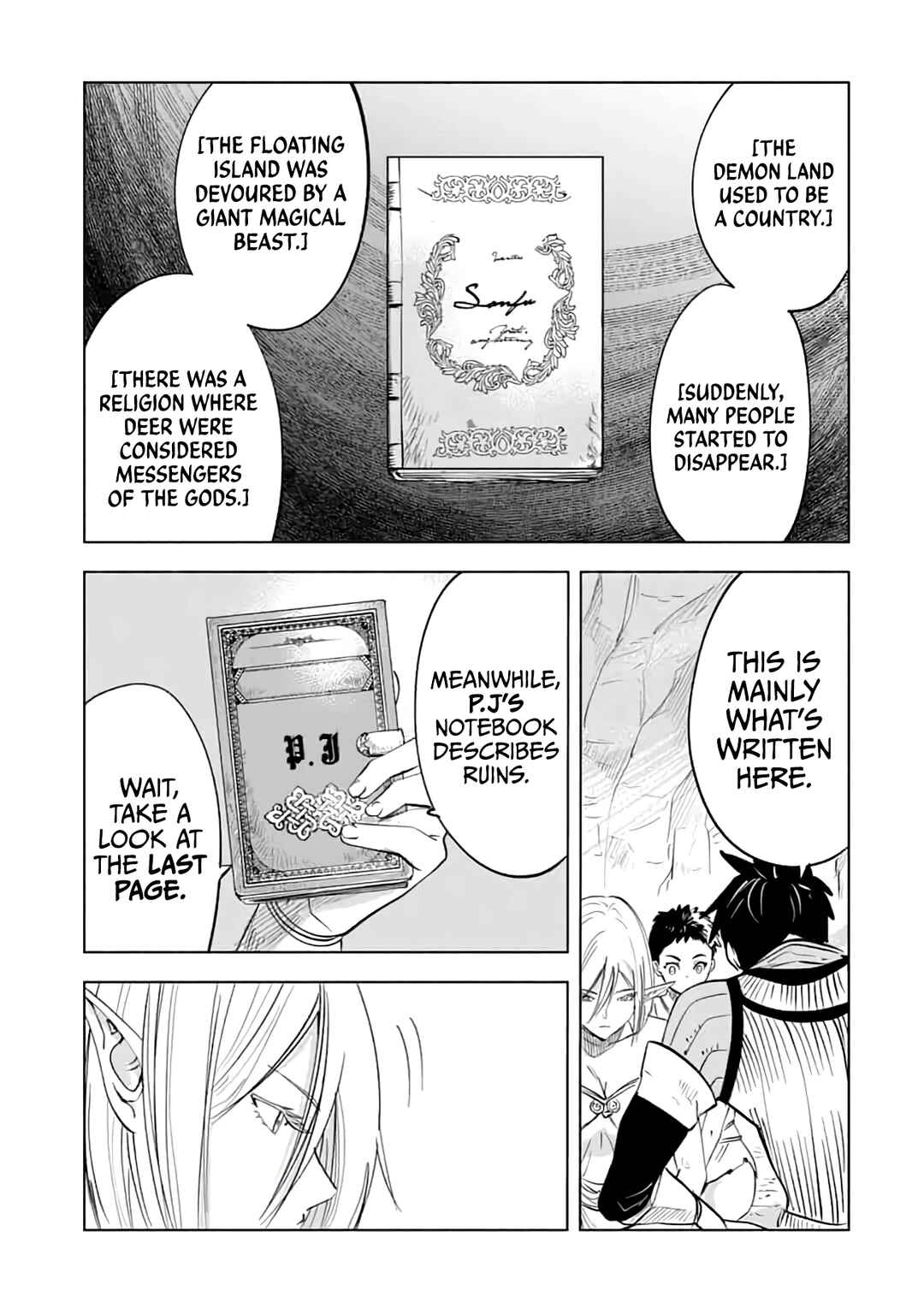 Page 12 Chapter 13 Makyou Seikatsu: Gakeppuchi Boukensha ga Hikikomoru ni wa Hirosugiru