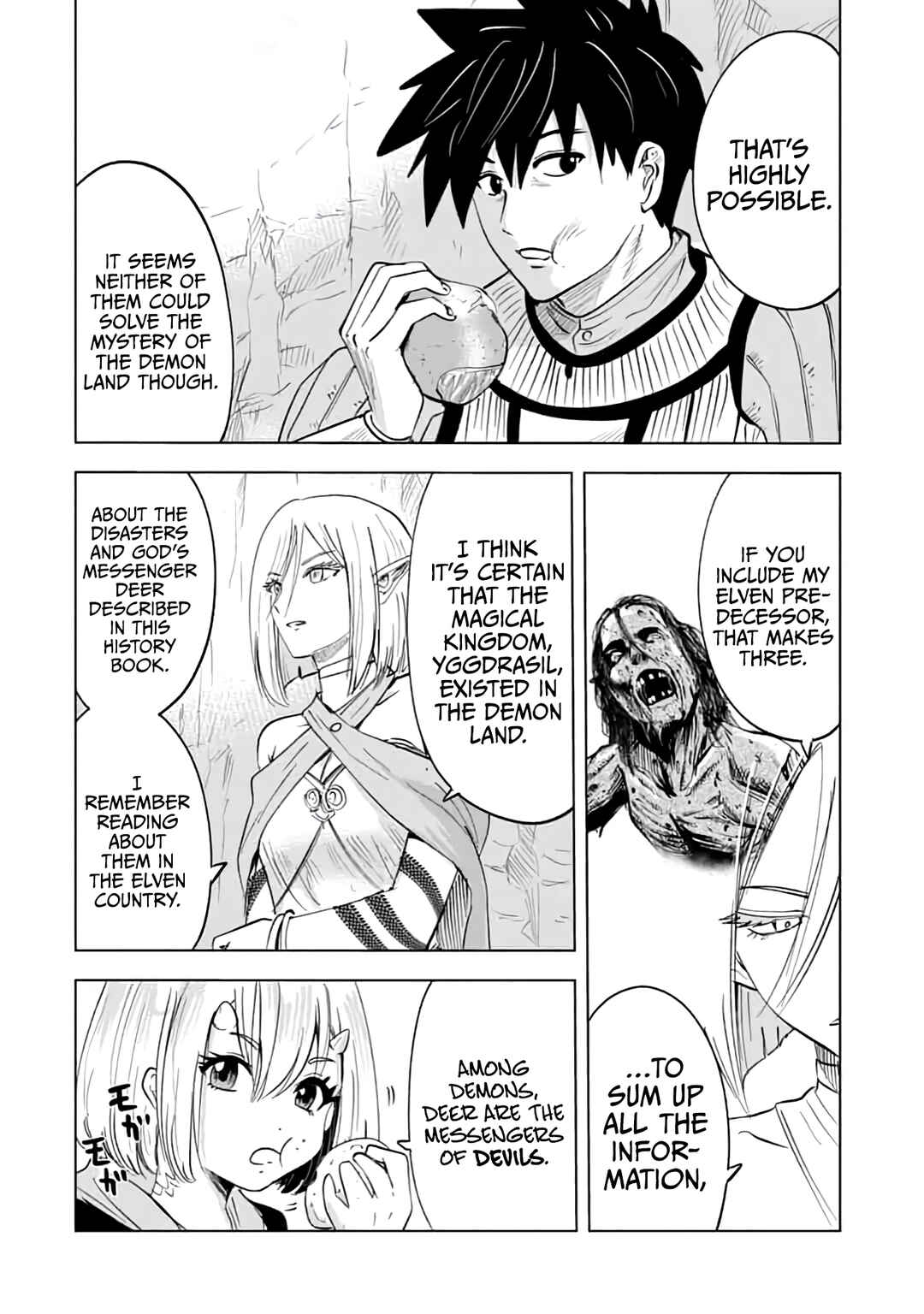 Page 15 Chapter 13 Makyou Seikatsu: Gakeppuchi Boukensha ga Hikikomoru ni wa Hirosugiru