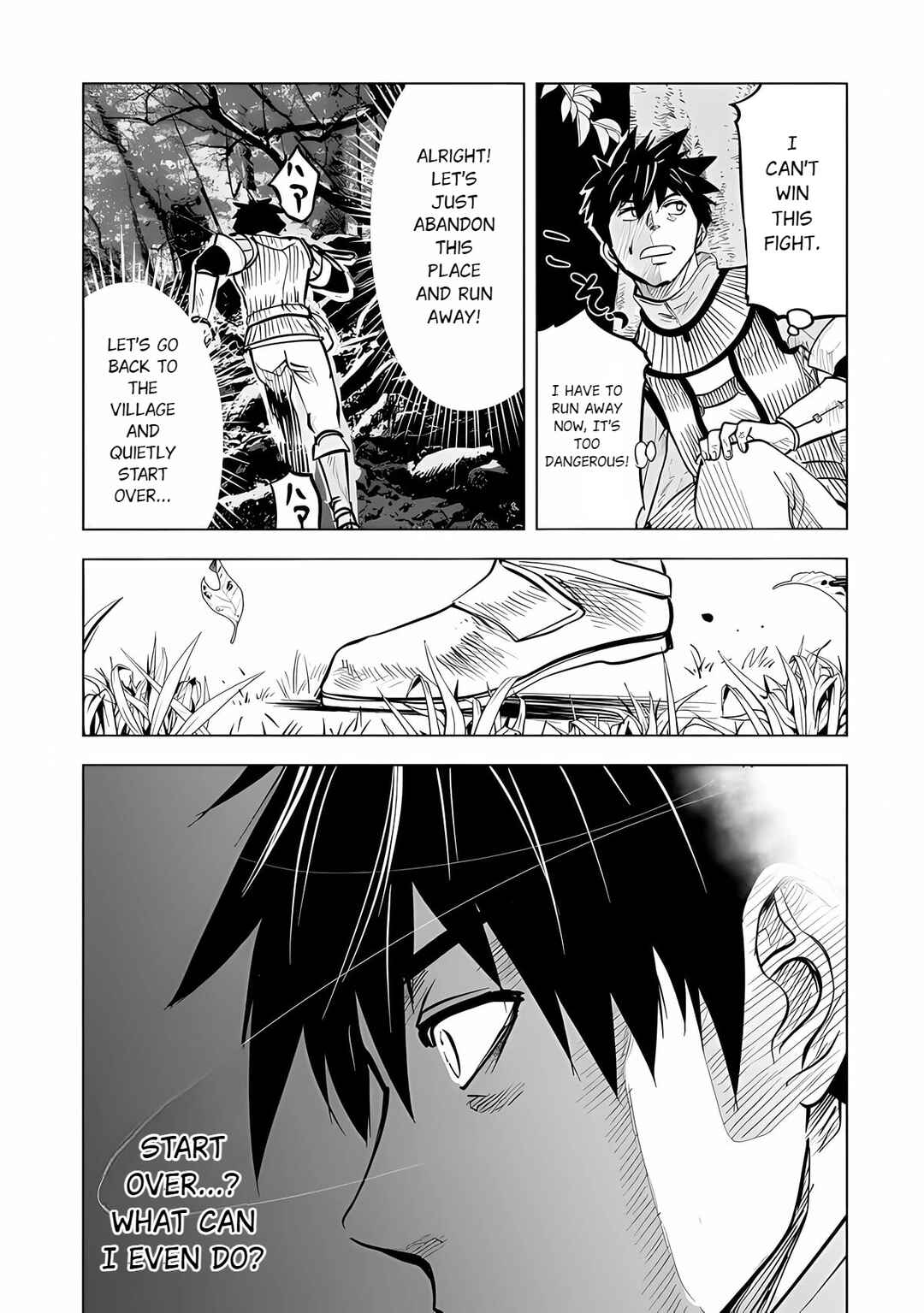 Page 14 Chapter 1.2 Makyou Seikatsu: Gakeppuchi Boukensha ga Hikikomoru ni wa Hirosugiru