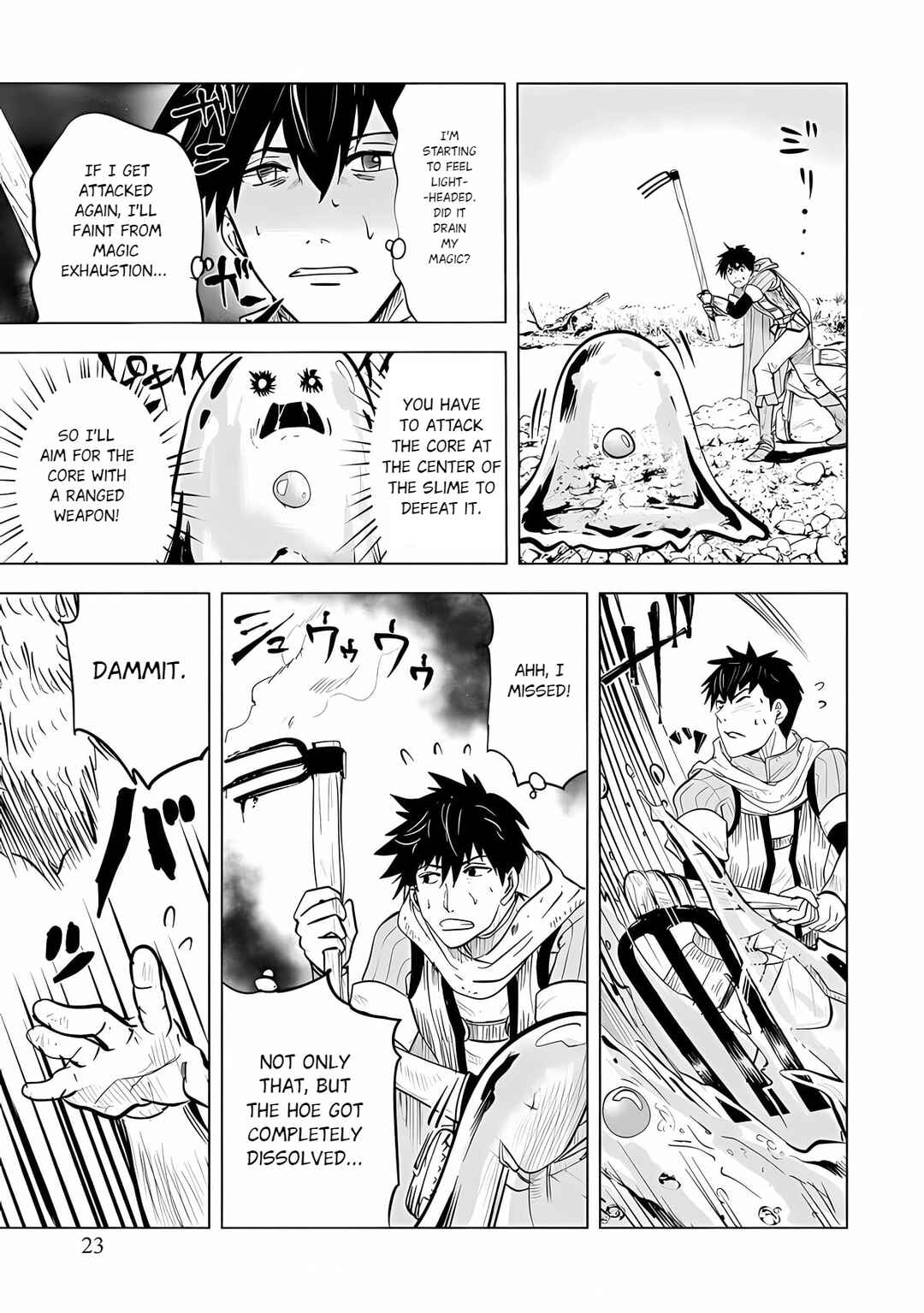 Page 2 Chapter 1.2 Makyou Seikatsu: Gakeppuchi Boukensha ga Hikikomoru ni wa Hirosugiru