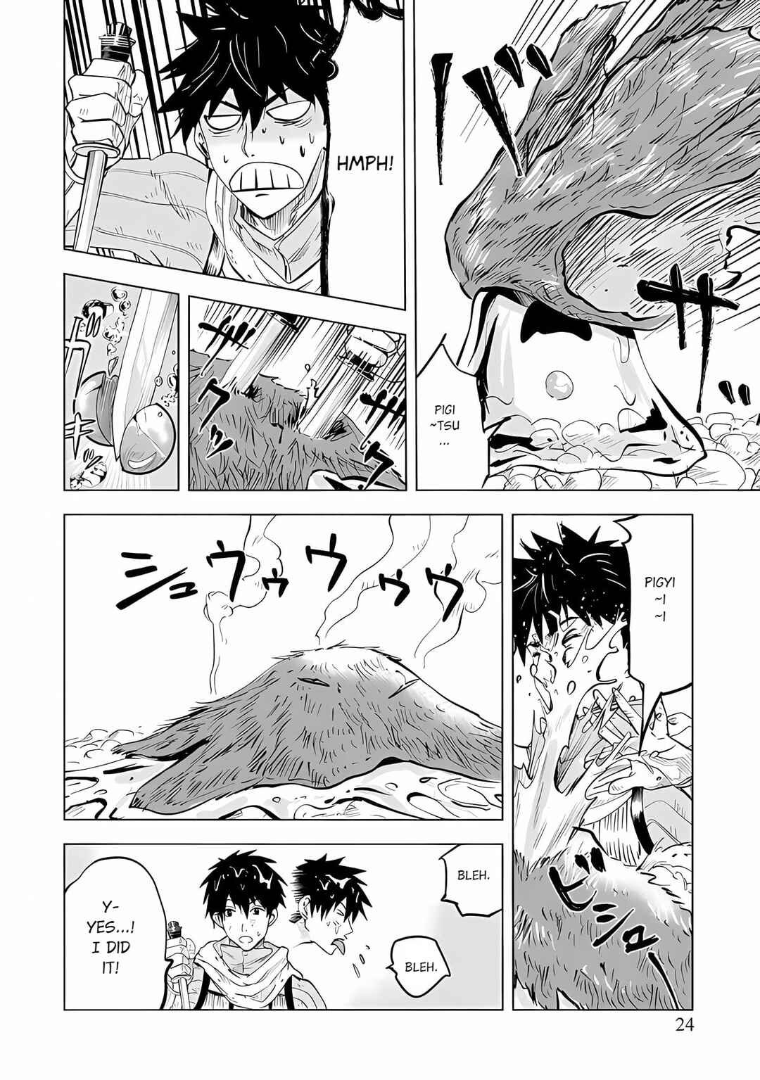 Page 3 Chapter 1.2 Makyou Seikatsu: Gakeppuchi Boukensha ga Hikikomoru ni wa Hirosugiru