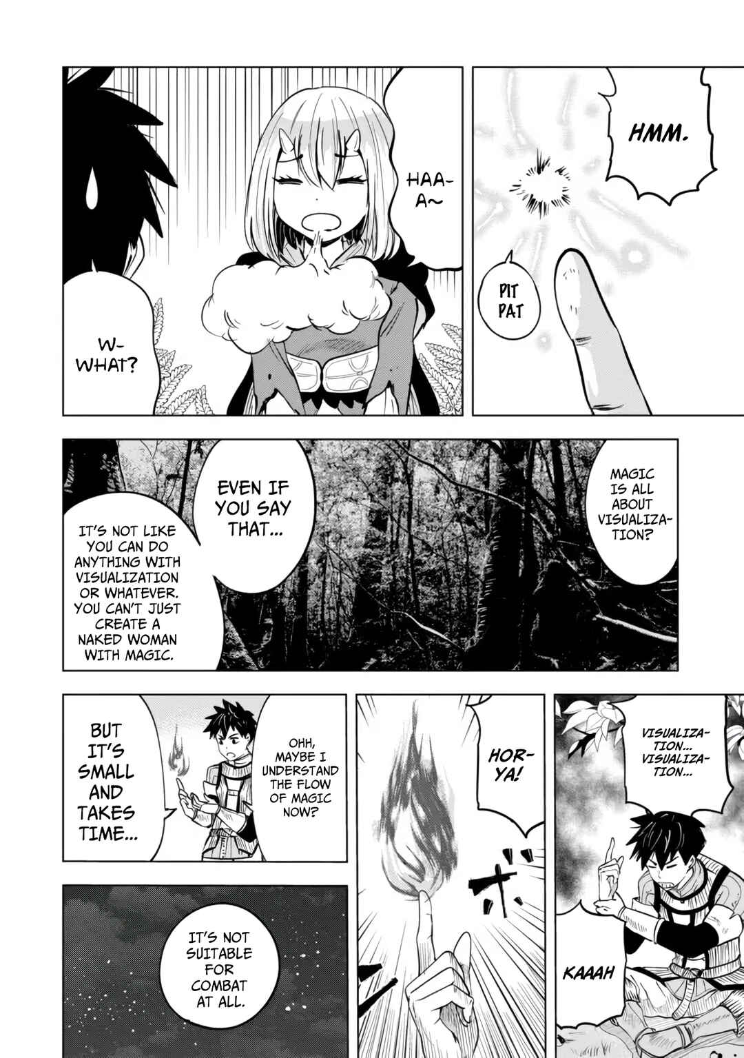 Page 13 Chapter 4.1 Makyou Seikatsu: Gakeppuchi Boukensha ga Hikikomoru ni wa Hirosugiru