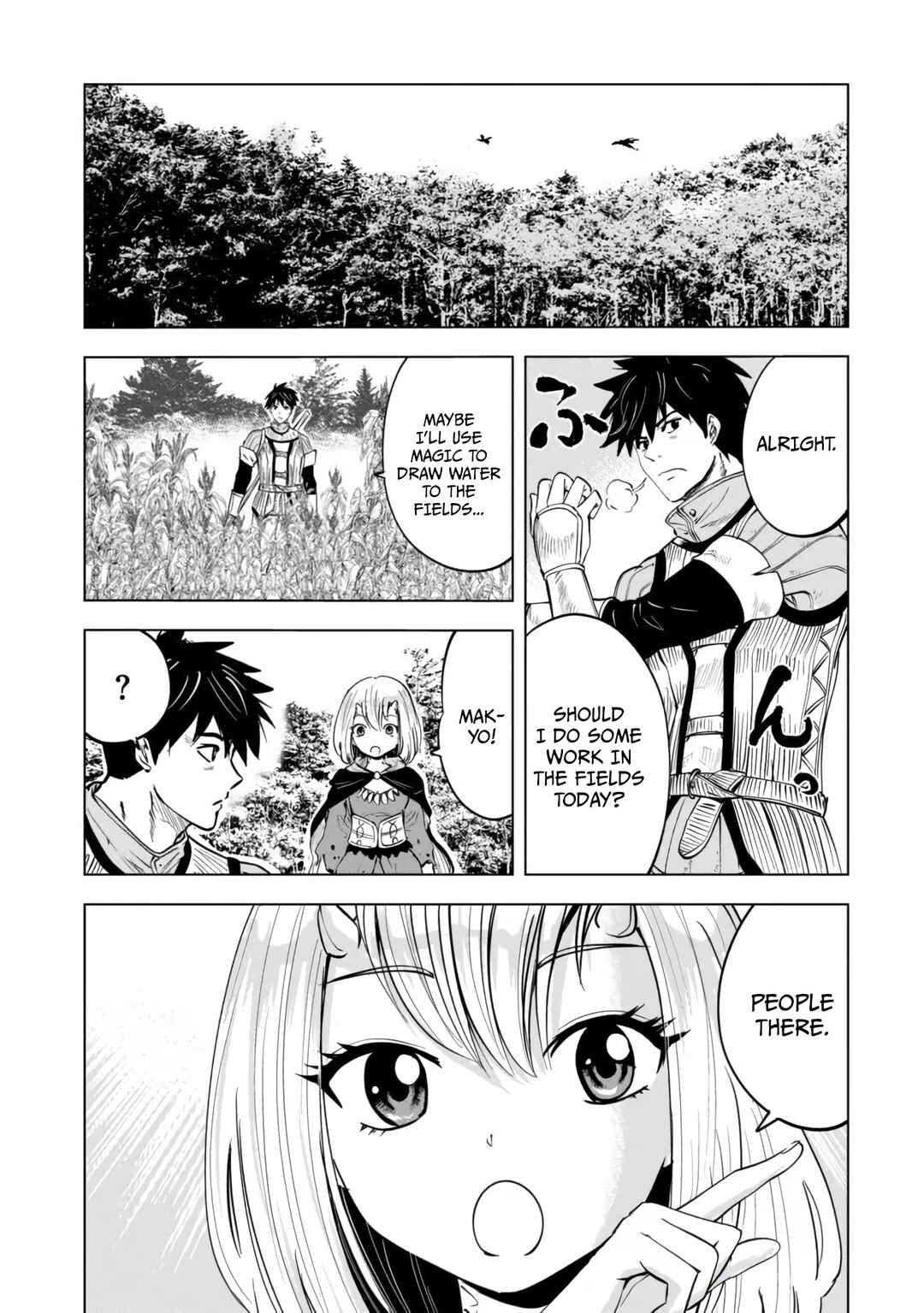 Page 2 Chapter 6.1 Makyou Seikatsu: Gakeppuchi Boukensha ga Hikikomoru ni wa Hirosugiru