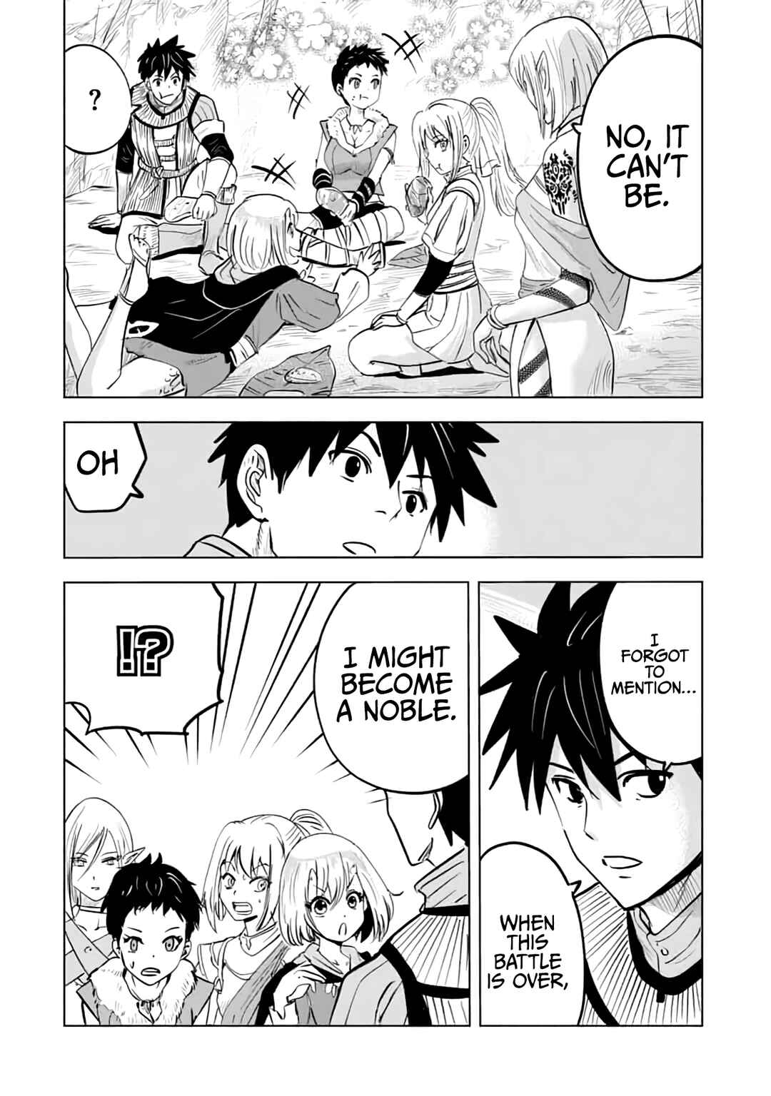 Page 22 Chapter 14 Makyou Seikatsu: Gakeppuchi Boukensha ga Hikikomoru ni wa Hirosugiru