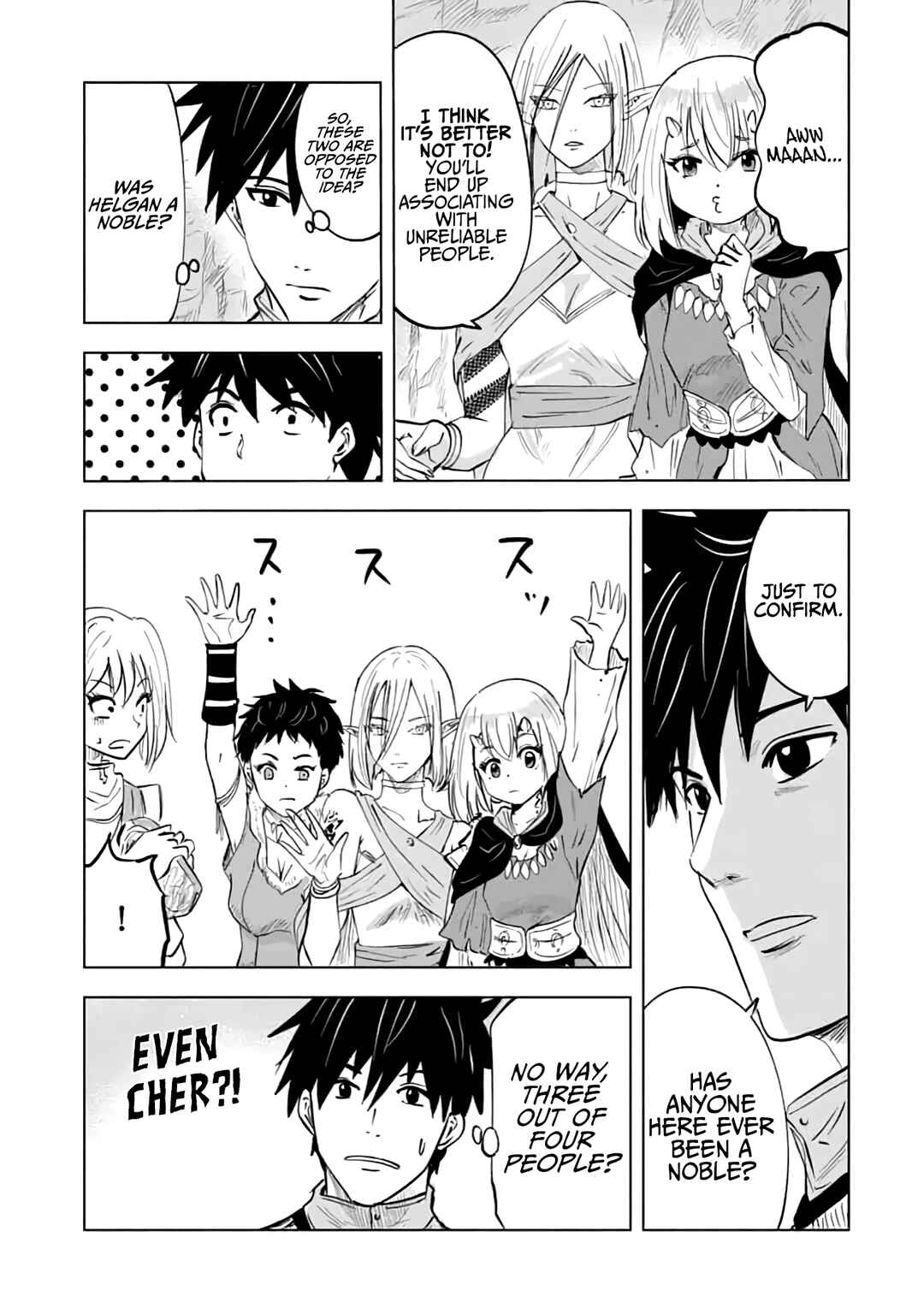 Page 23 Chapter 14 Makyou Seikatsu: Gakeppuchi Boukensha ga Hikikomoru ni wa Hirosugiru